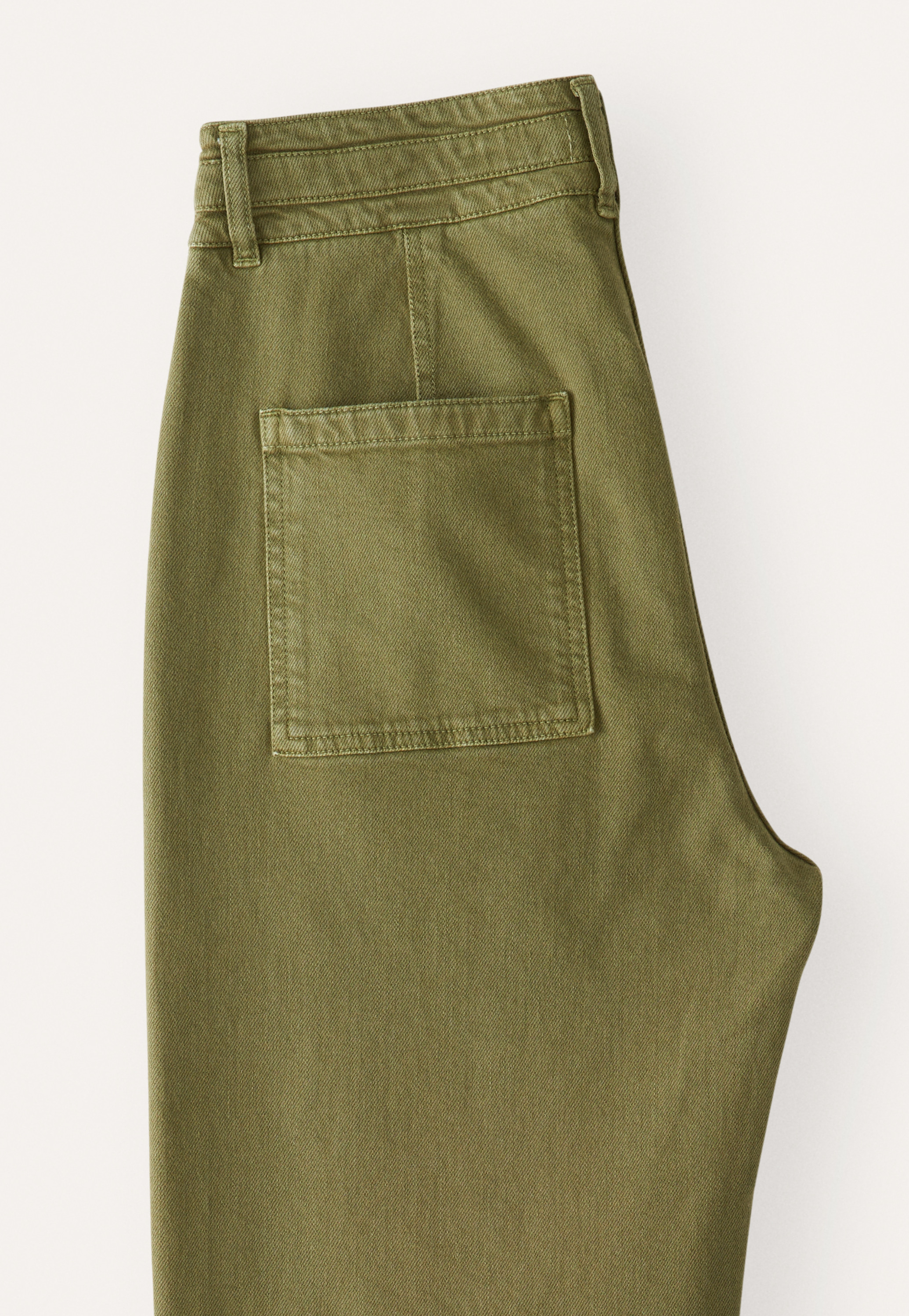 Poetry - Cotton twill straight-leg trousers