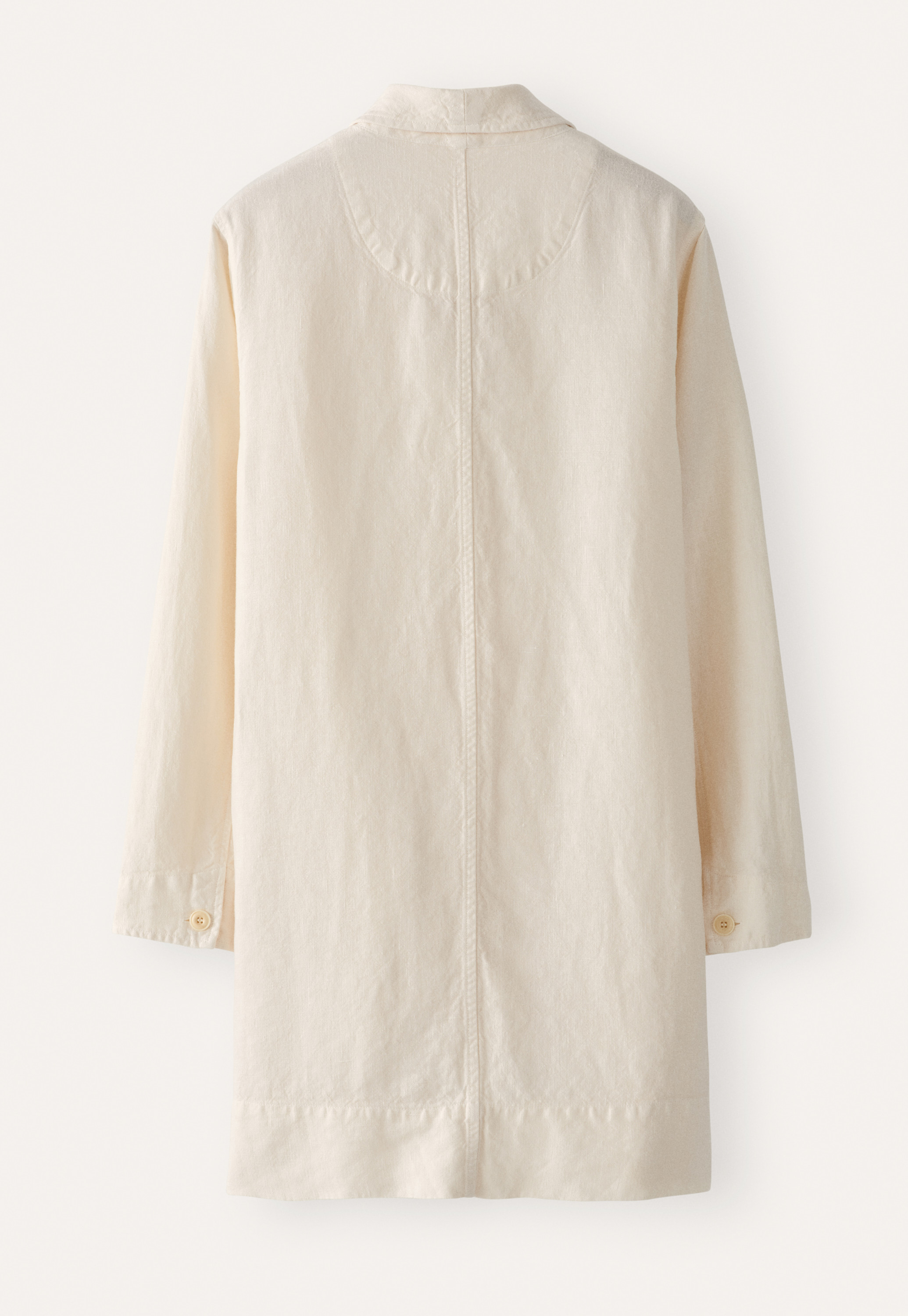 POETRY - Heavy linen long jacket