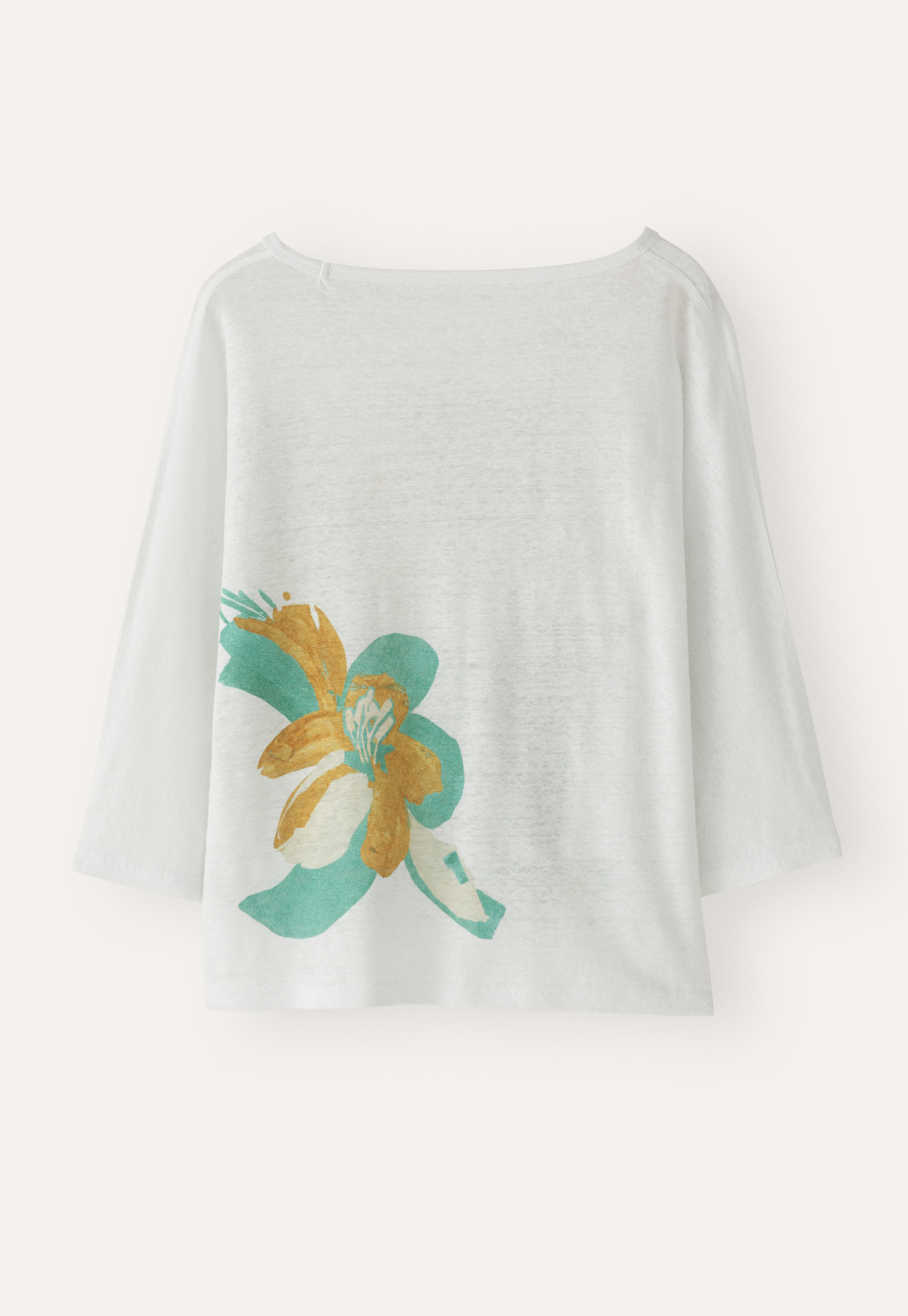 Poetry - Printed linen jersey top