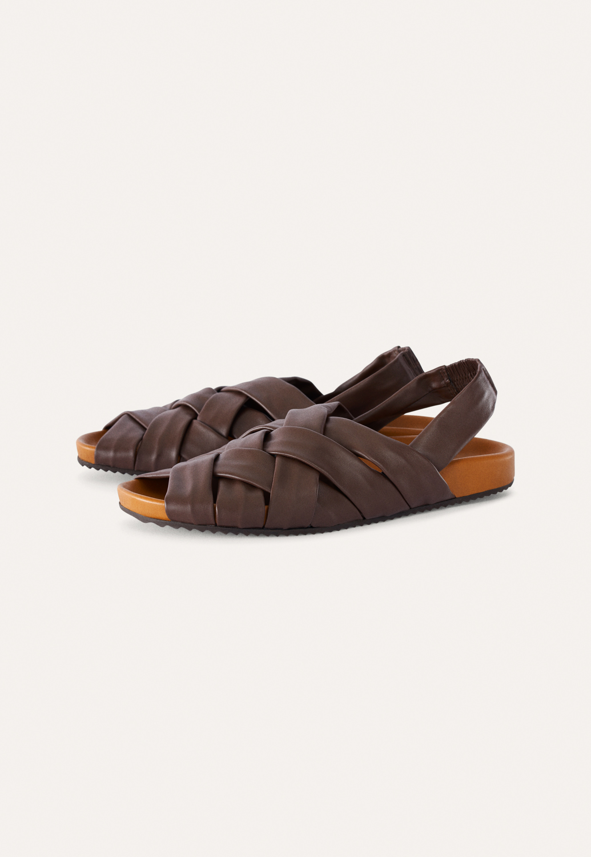 Poetry - Leather cross-over sandal