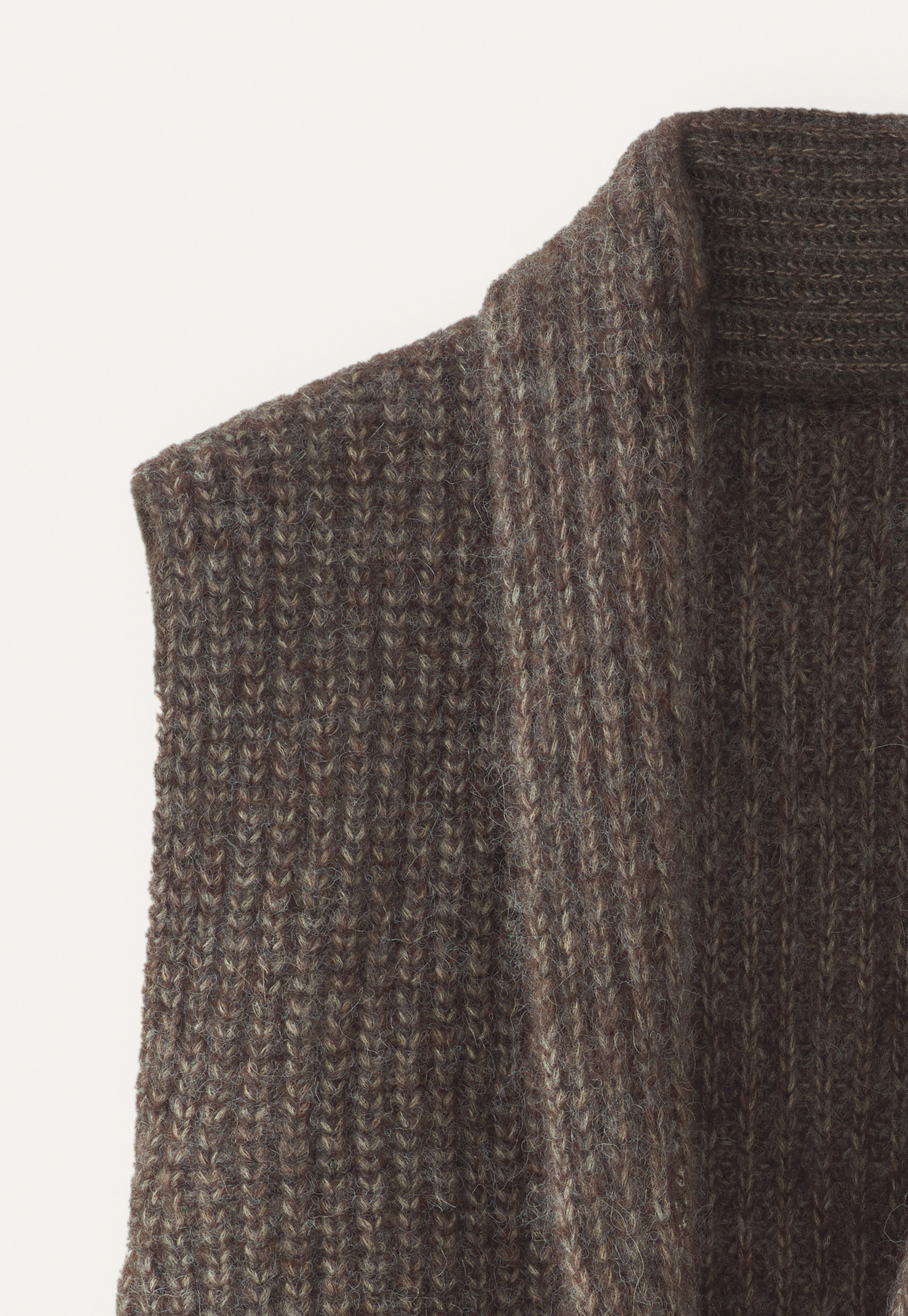 Poetry - Alpaca & cotton shawl-collar cardigan