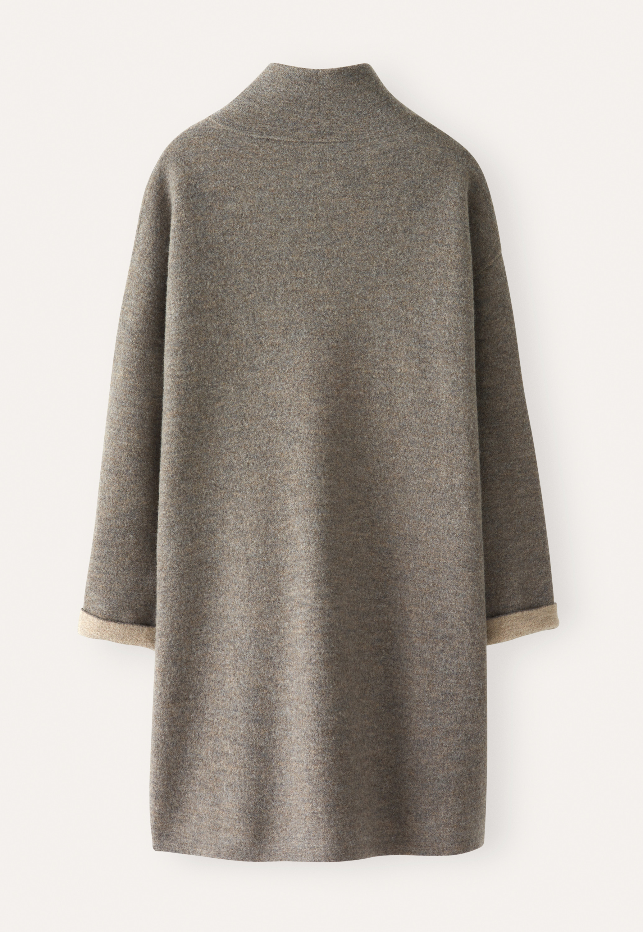 Poetry Boiled wool collared coatigan