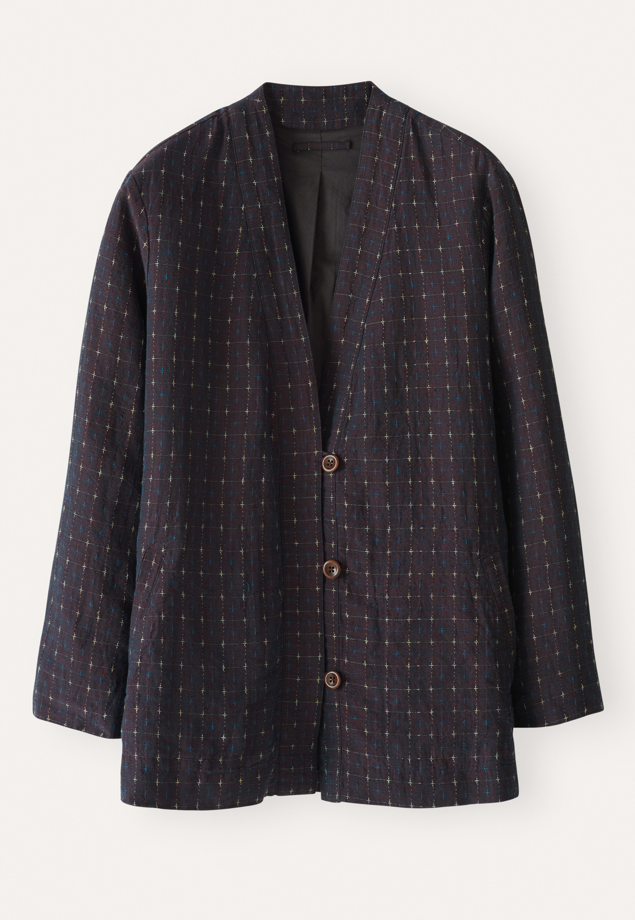 Poetry - High-twist linen cross-pattern jacket