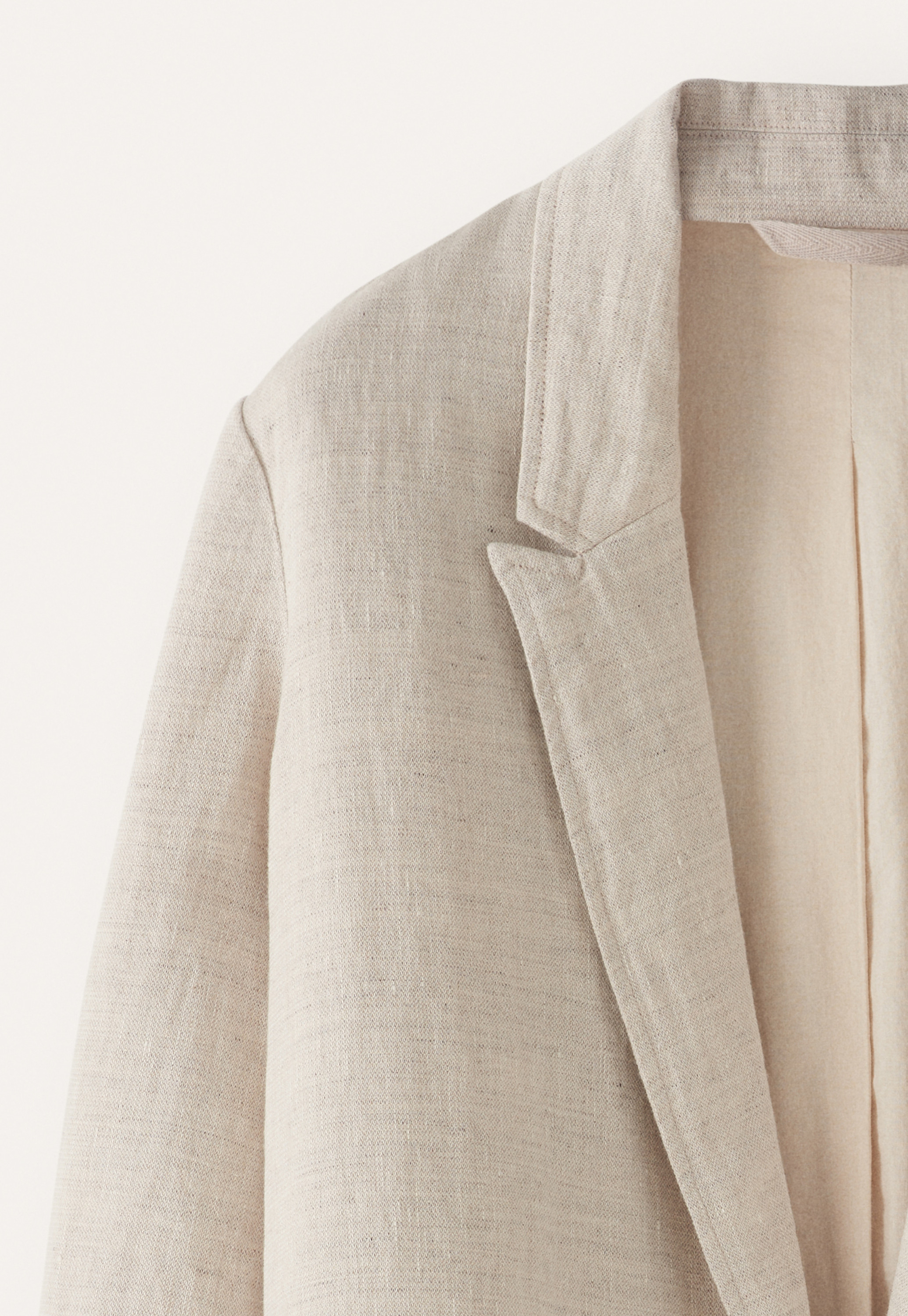 POETRY - Linen & wool double-breasted jacket