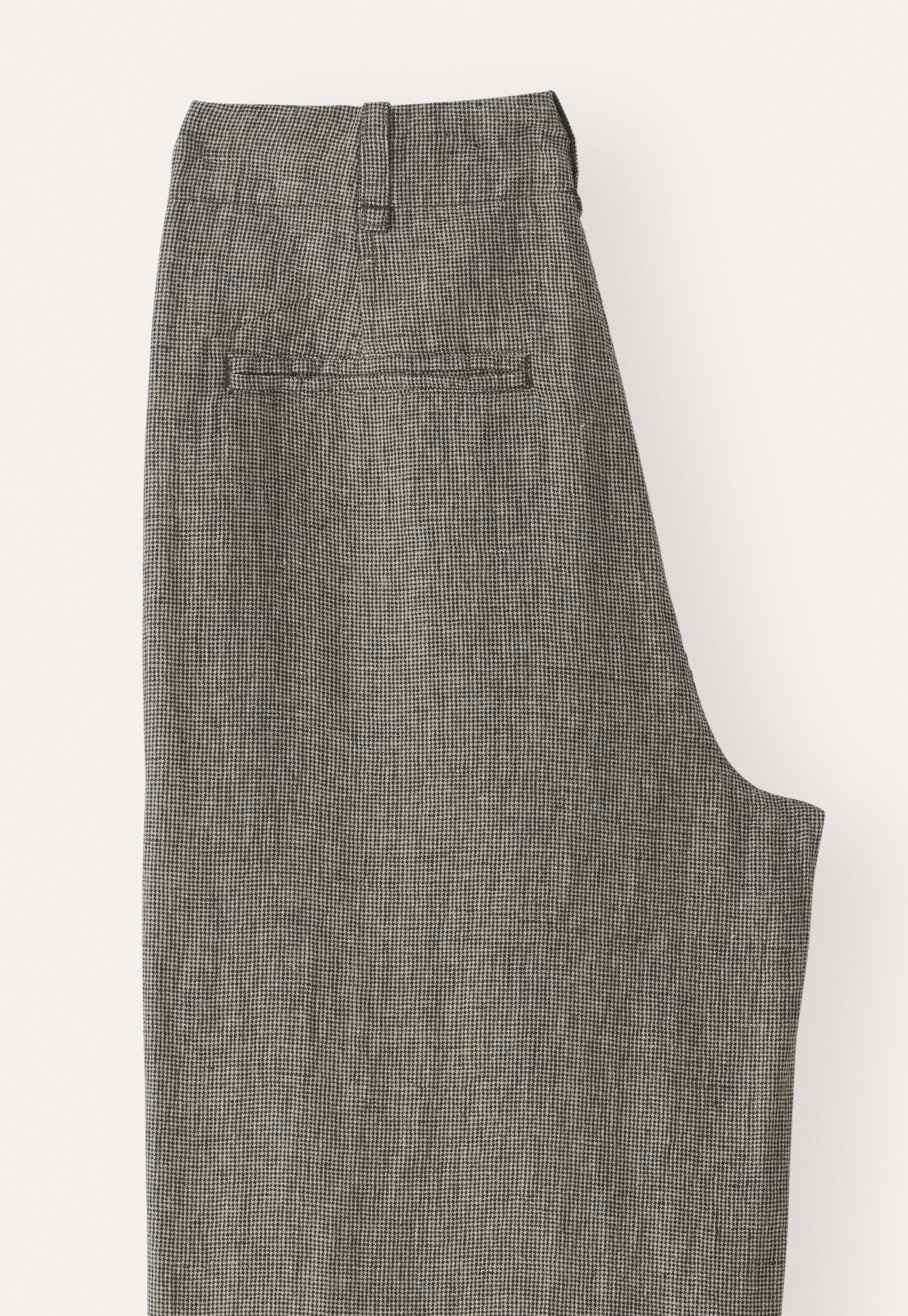 POETRY - High twist linen pleat-front trousers