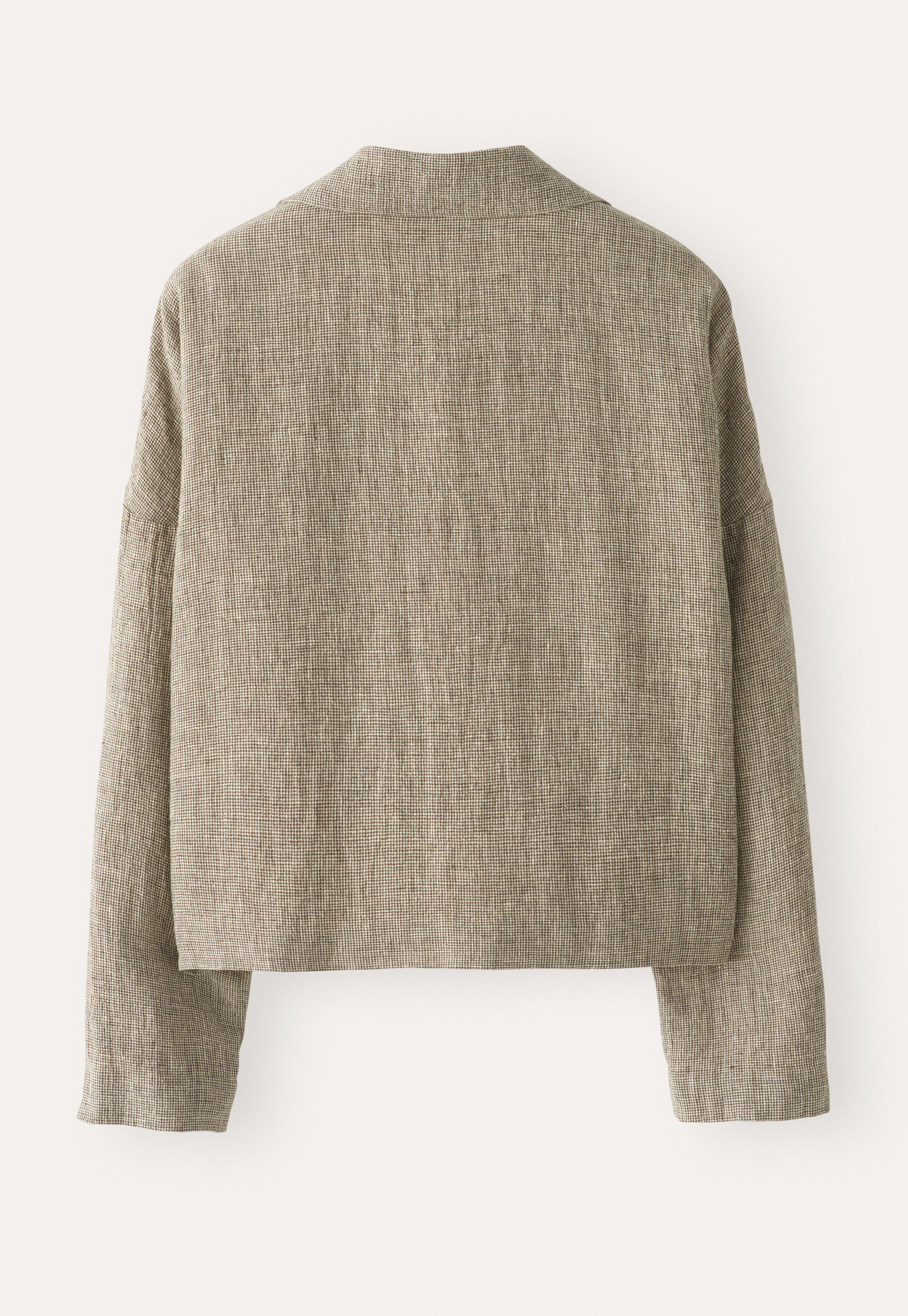 POETRY - High-twist linen wide-collar jacket
