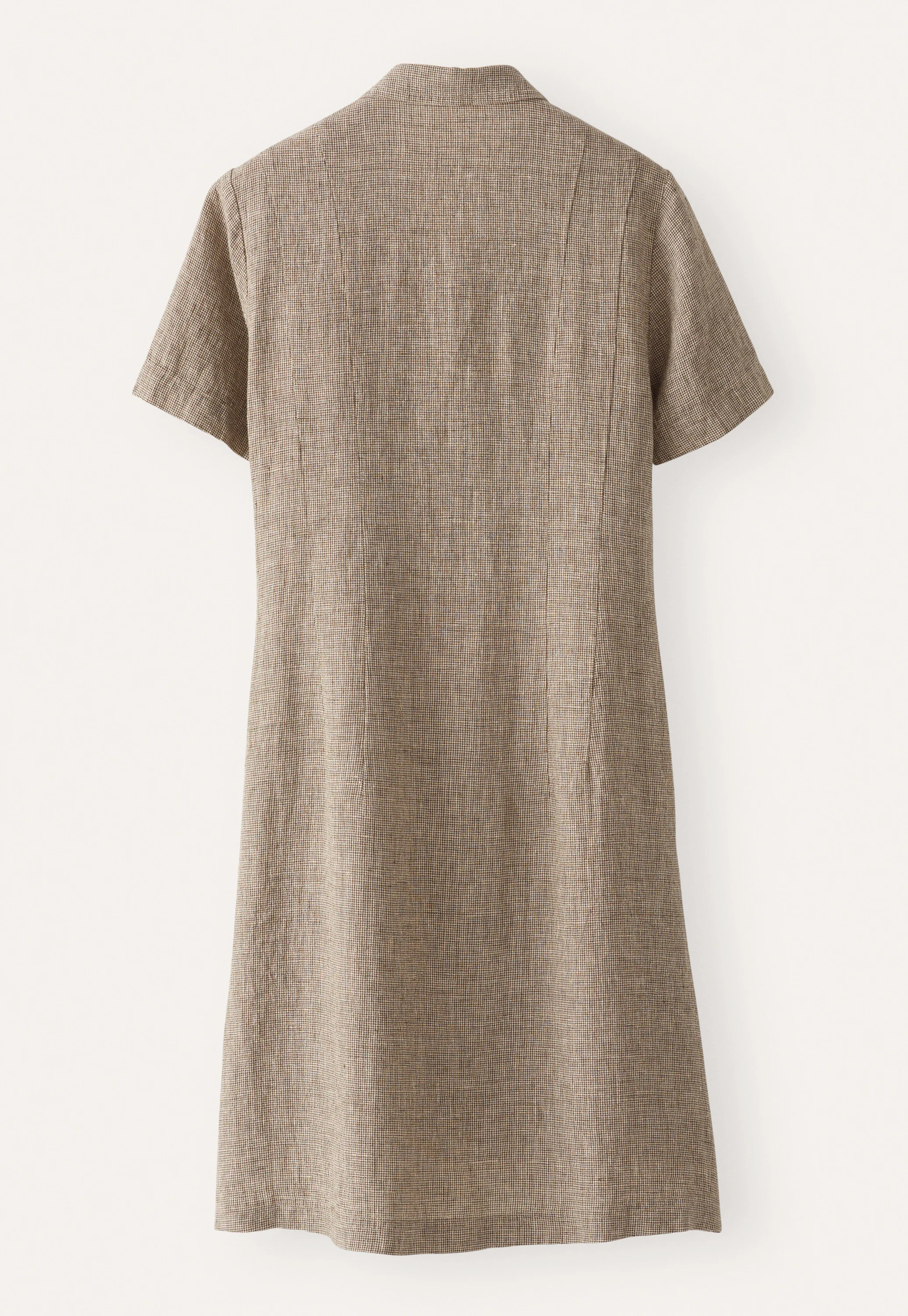 POETRY - High-twist linen short shirt-dress POETRY - High-twist linen short shirt-dress
