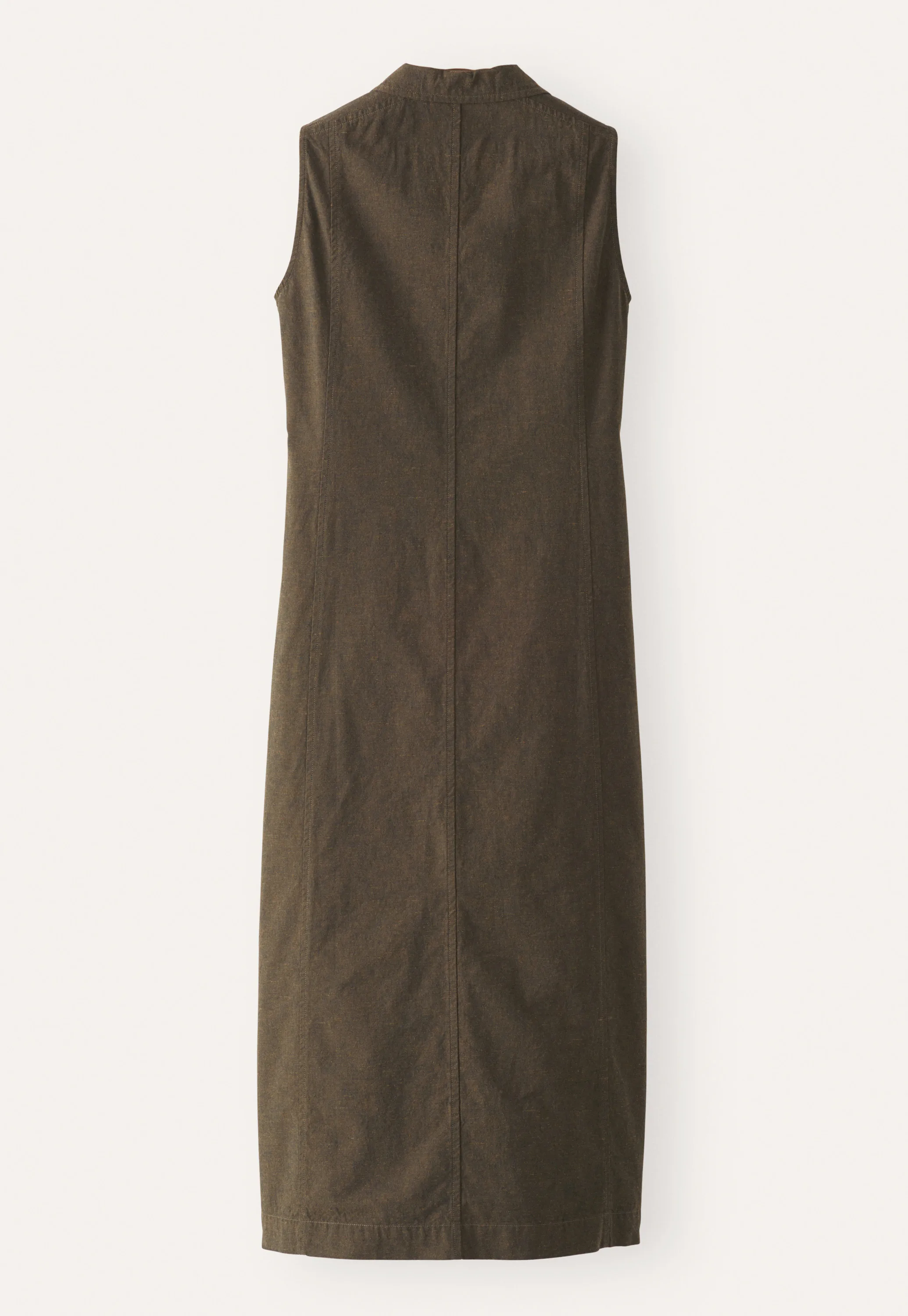 POETRY - Cotton linen & kapok sleeveless dress POETRY - Cotton linen & kapok sleeveless dress