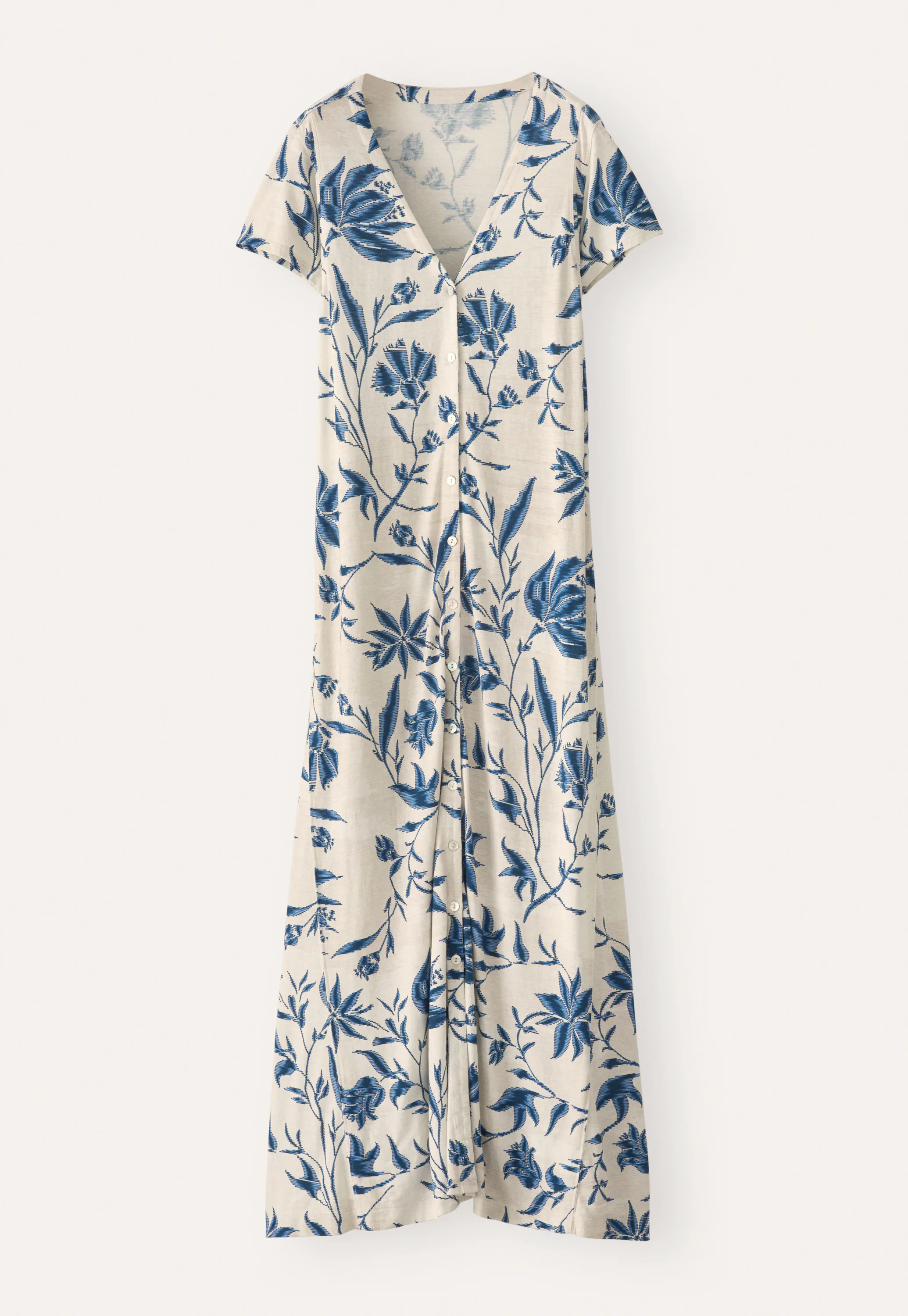 POETRY - Printed hemp & cotton long jersey dress POETRY - Printed hemp & cotton long jersey dress
