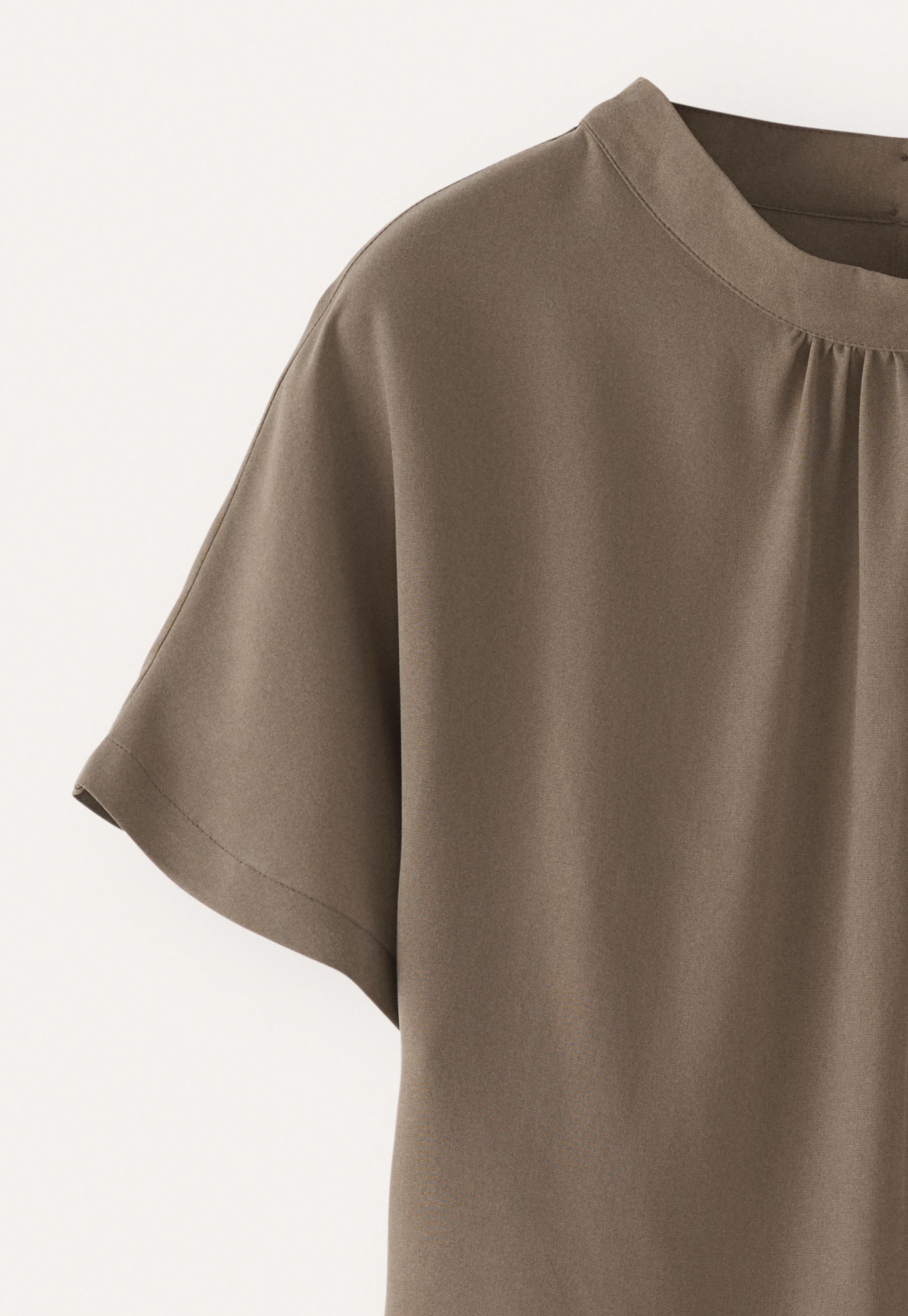 POETRY - Fuji silk dolman-sleeve blouse