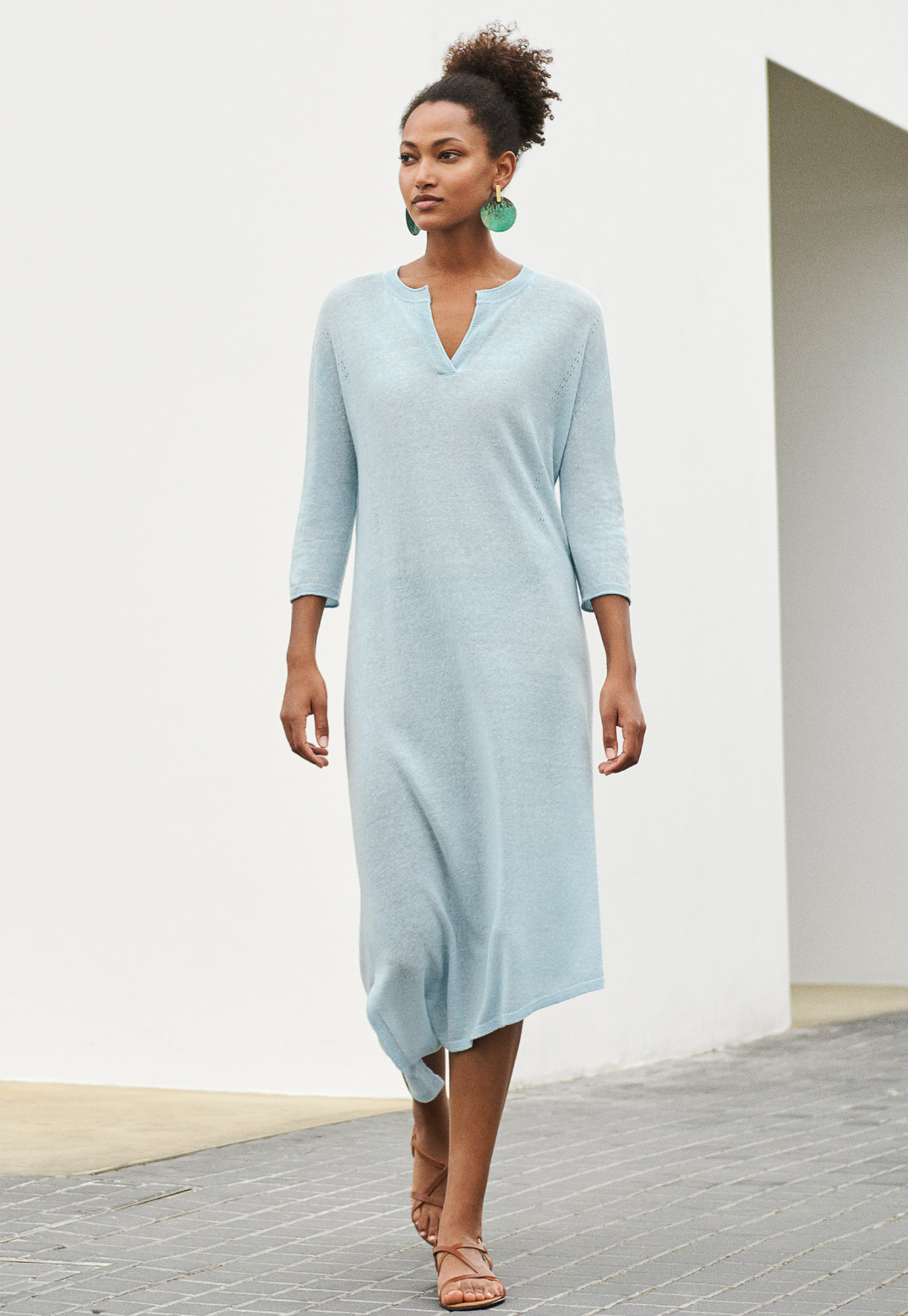 Poetry - Cashmere linen knitted dress