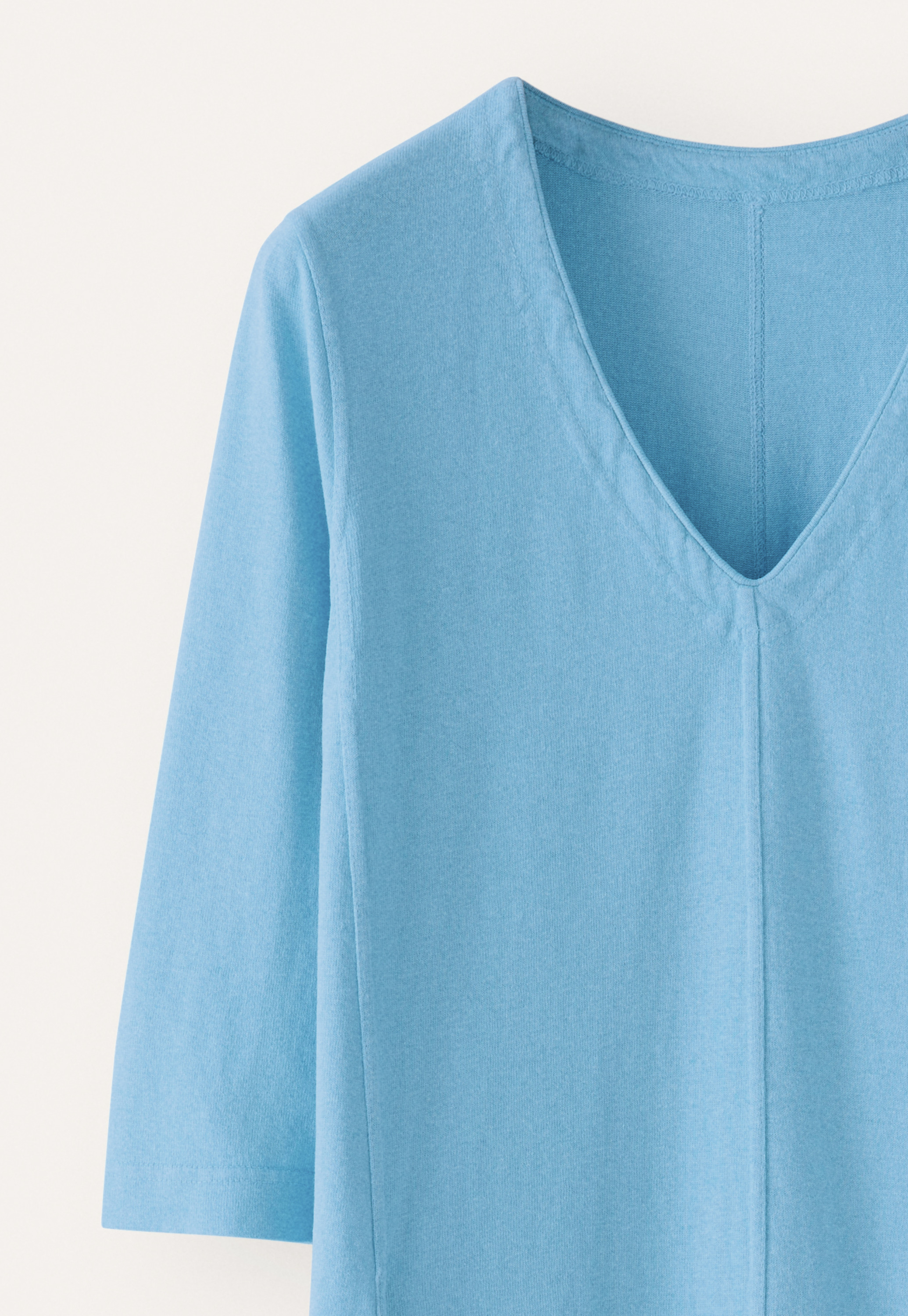 POETRY - Hemp cotton v-neck dress