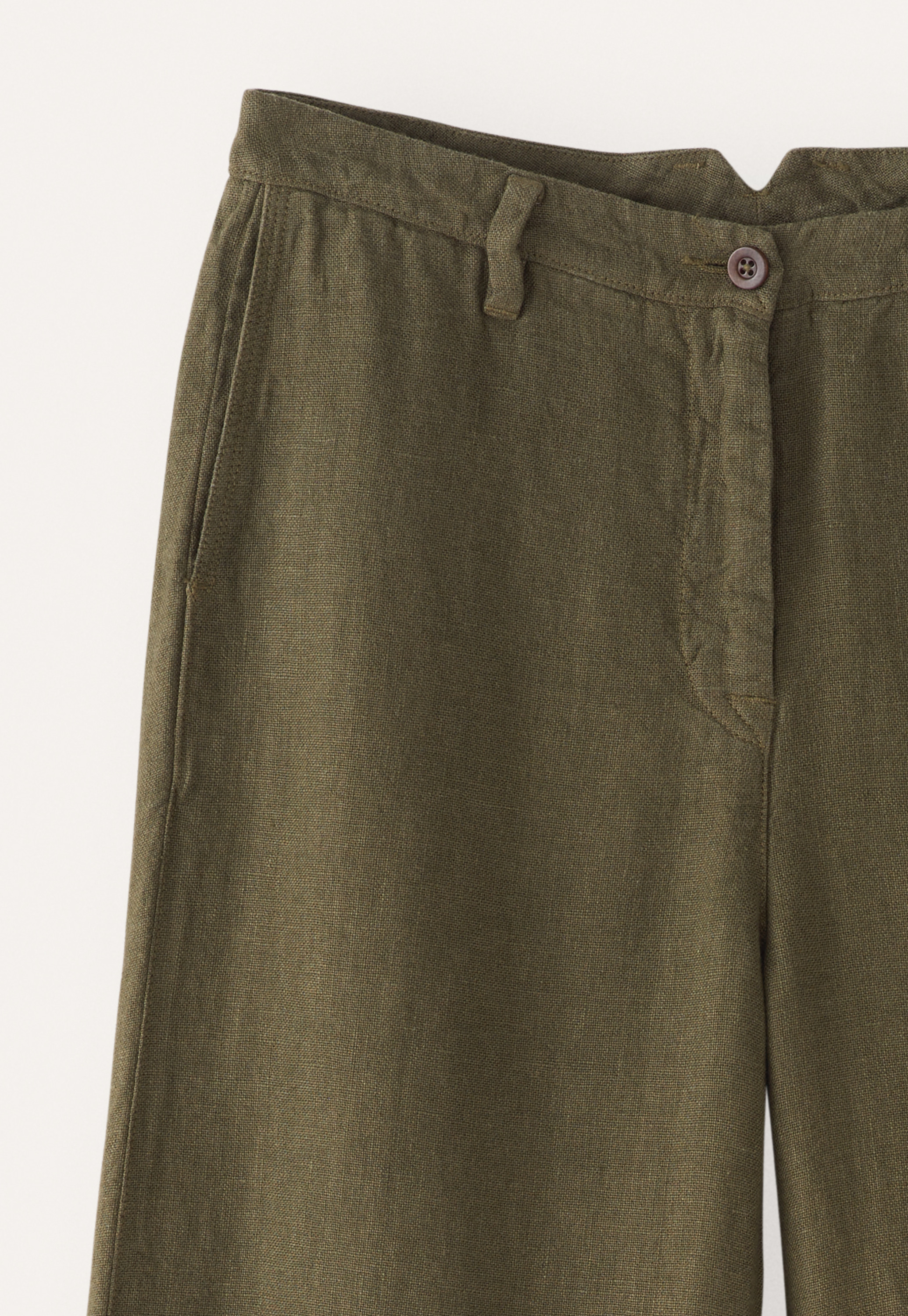 Poetry Wide-leg heavy linen trousers