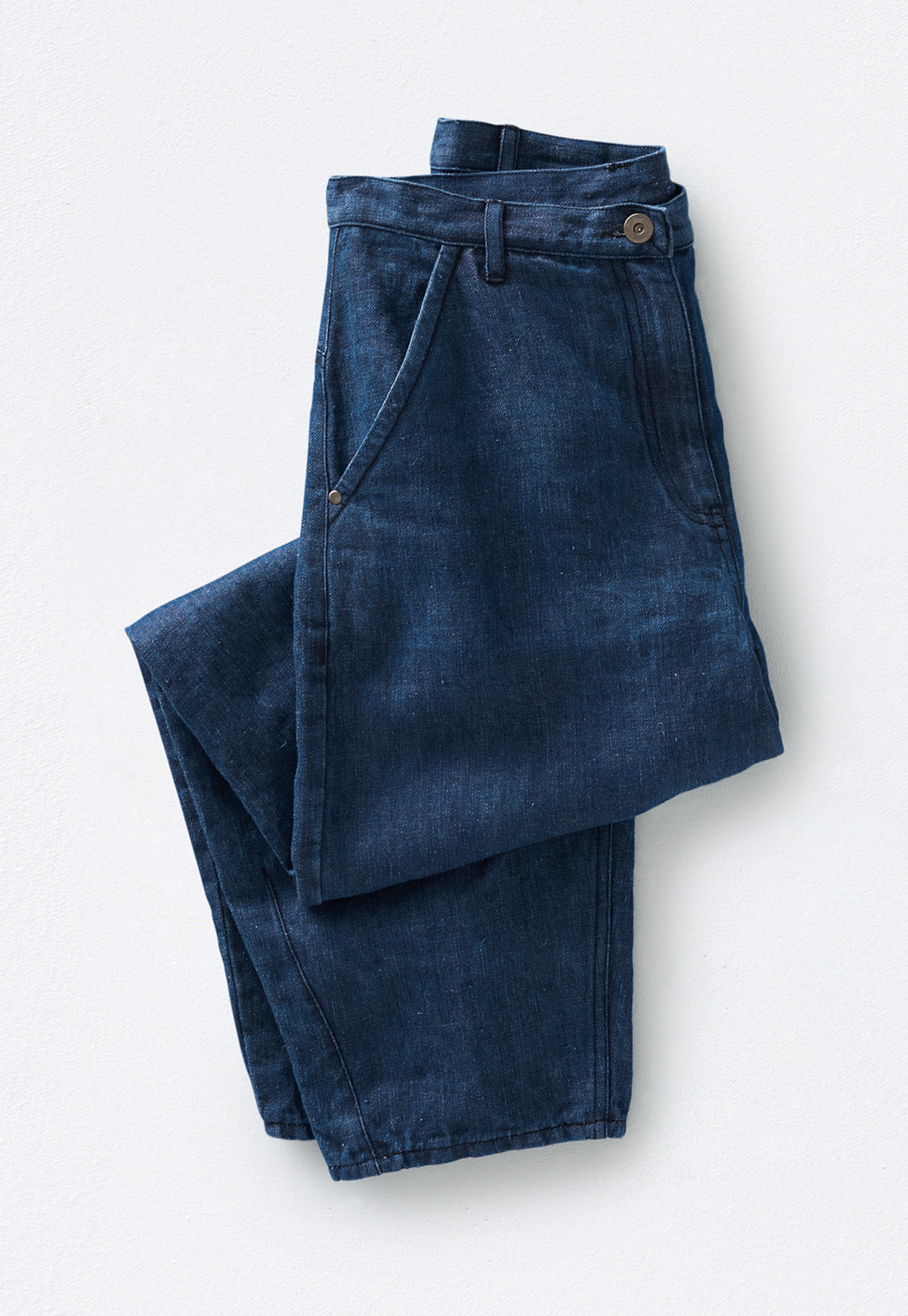 Poetry - Indigo linen trousers