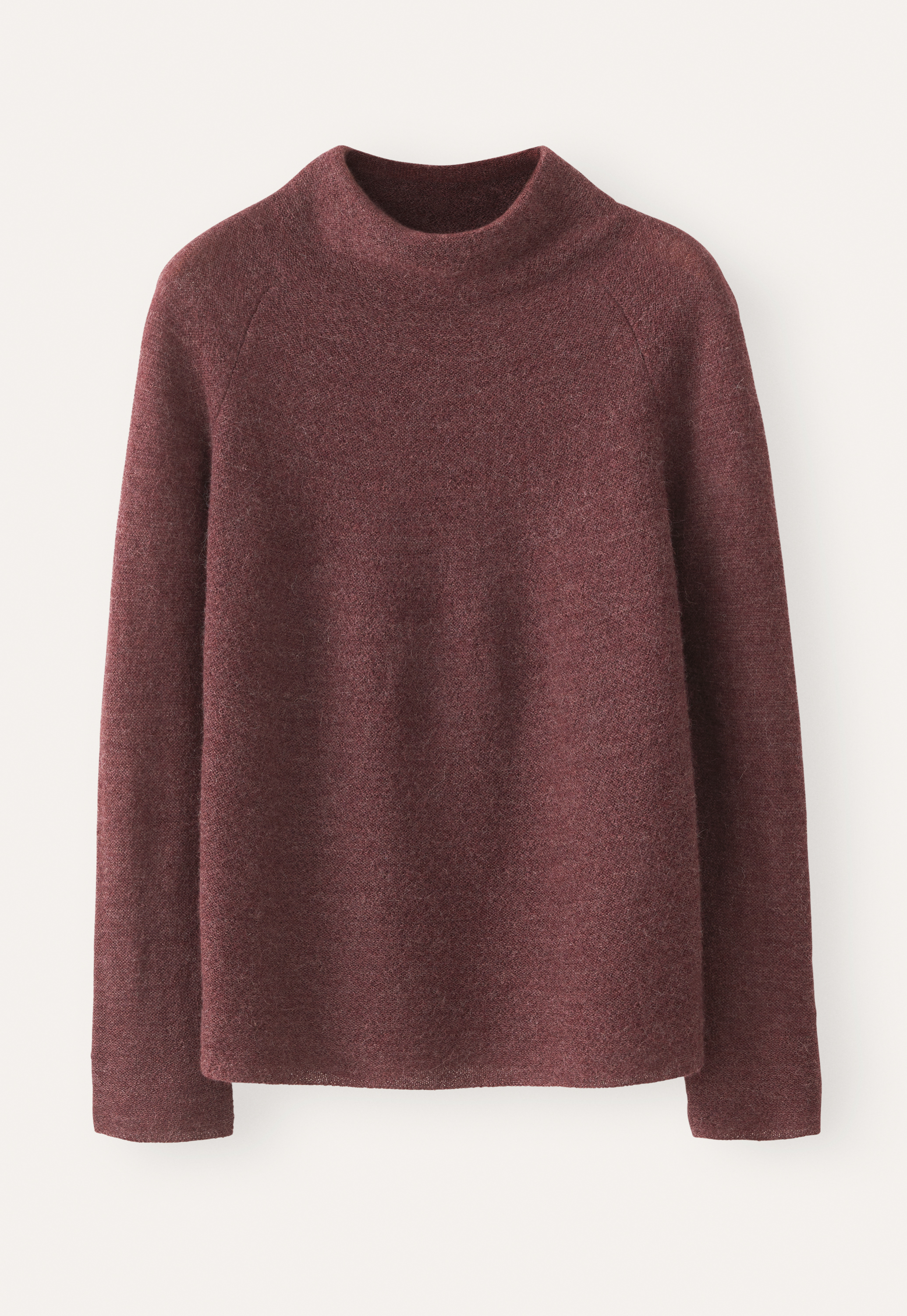 POETRY high quality FASHION Jersey-Lined Sweater Alpaca & Cotton (Soft Chilli)