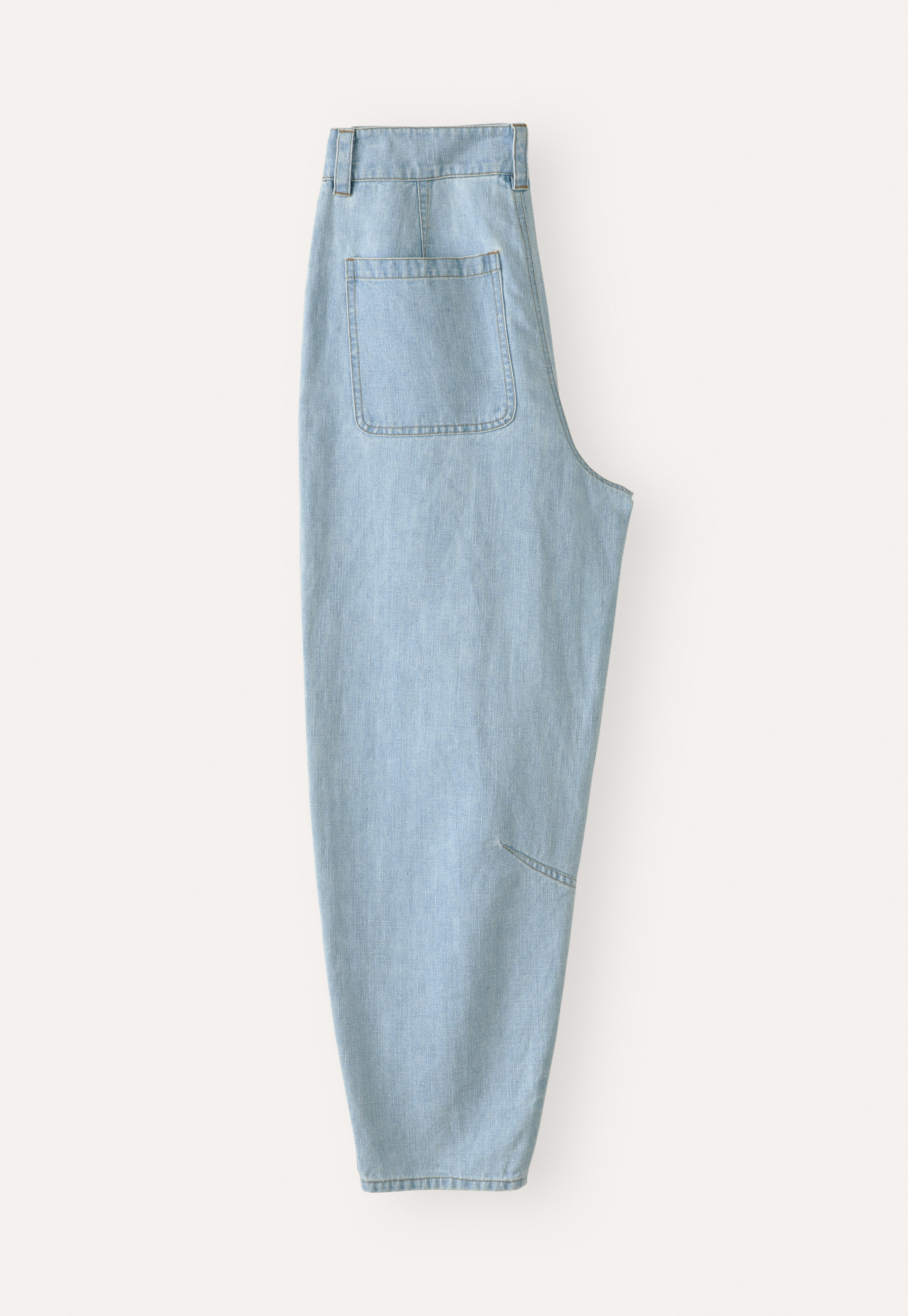 Poetry - Indigo-dyed hemp & cotton trousers