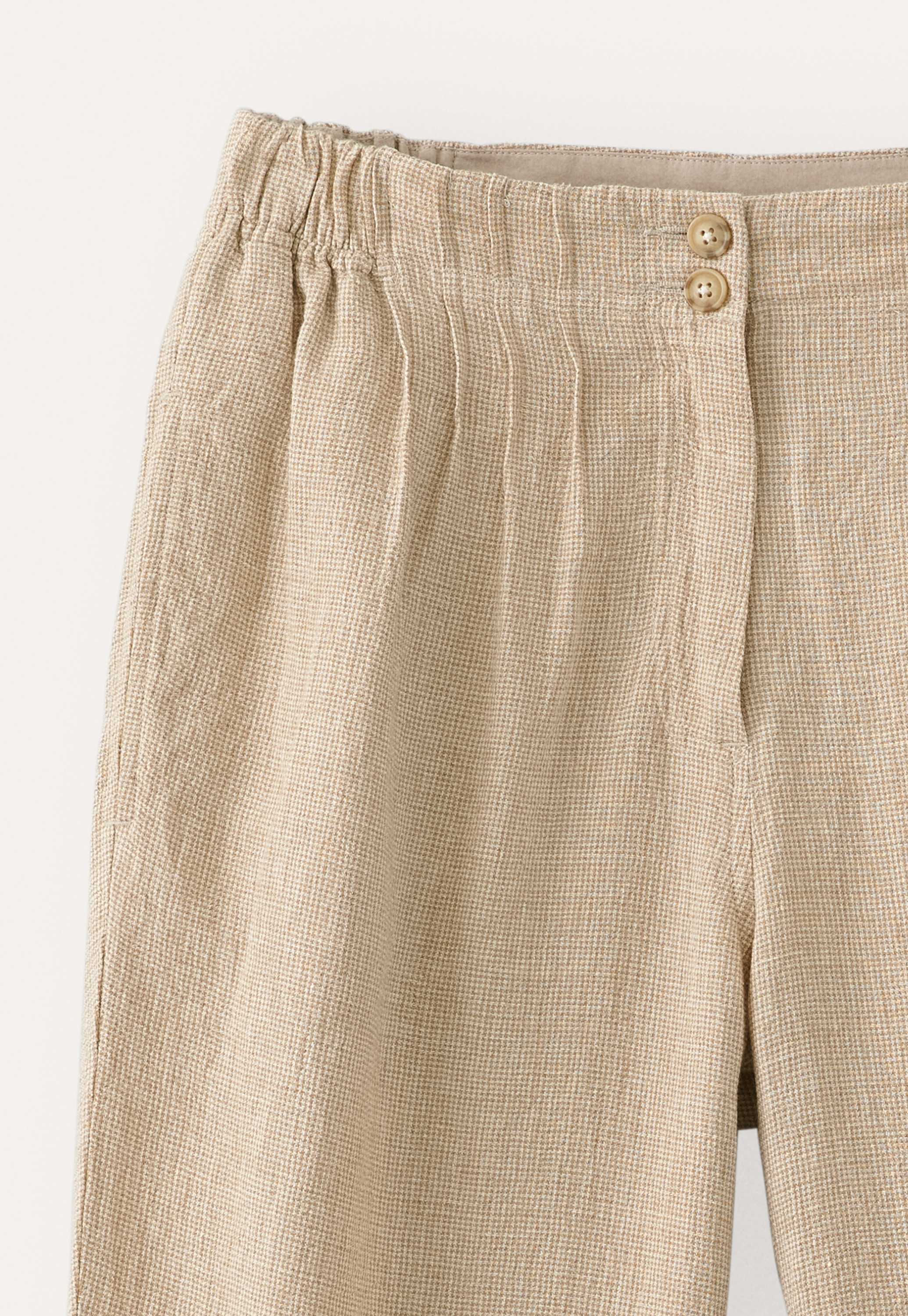 Poetry - High-twist linen tapered trousers