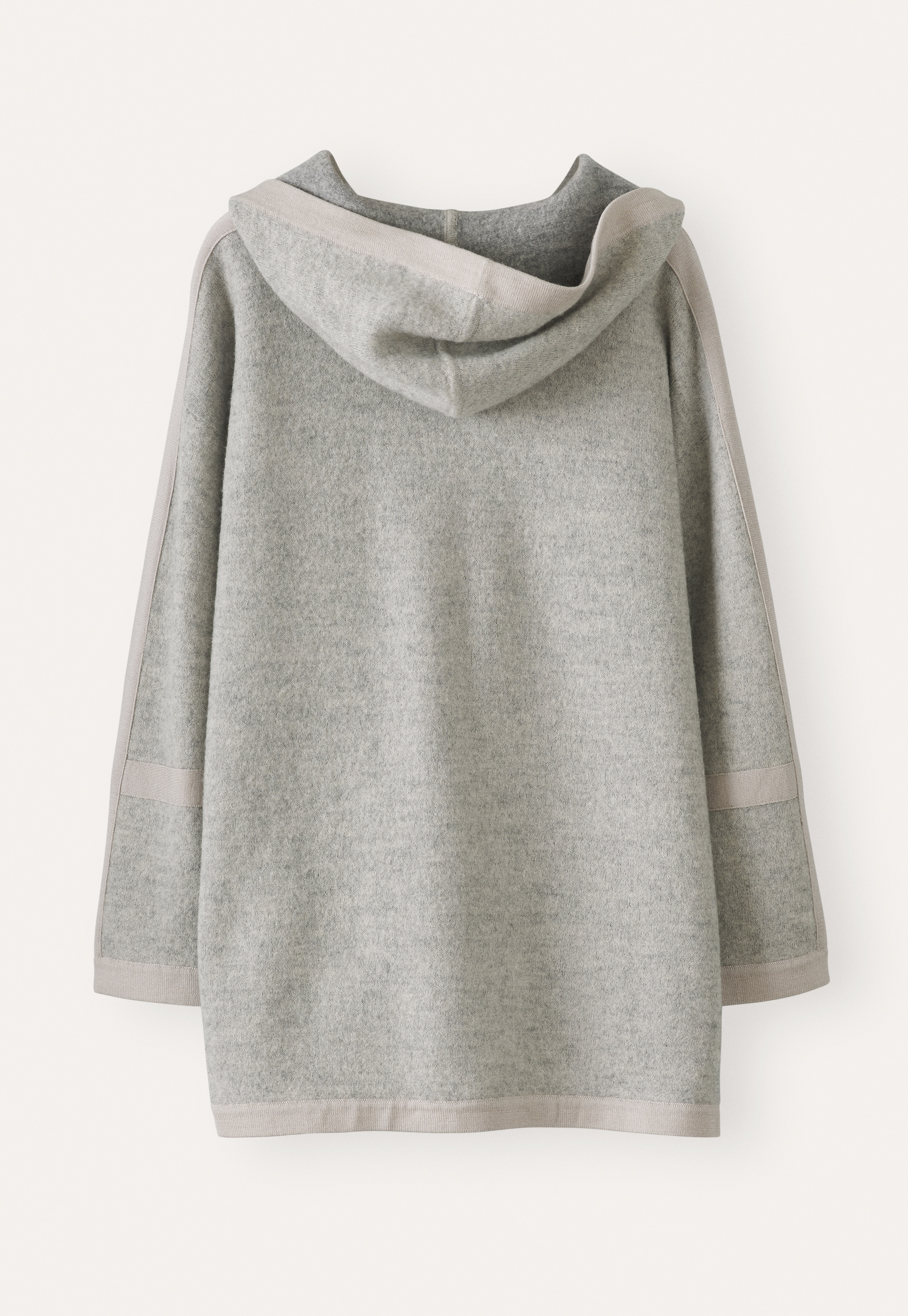 grey boiled wool jacket