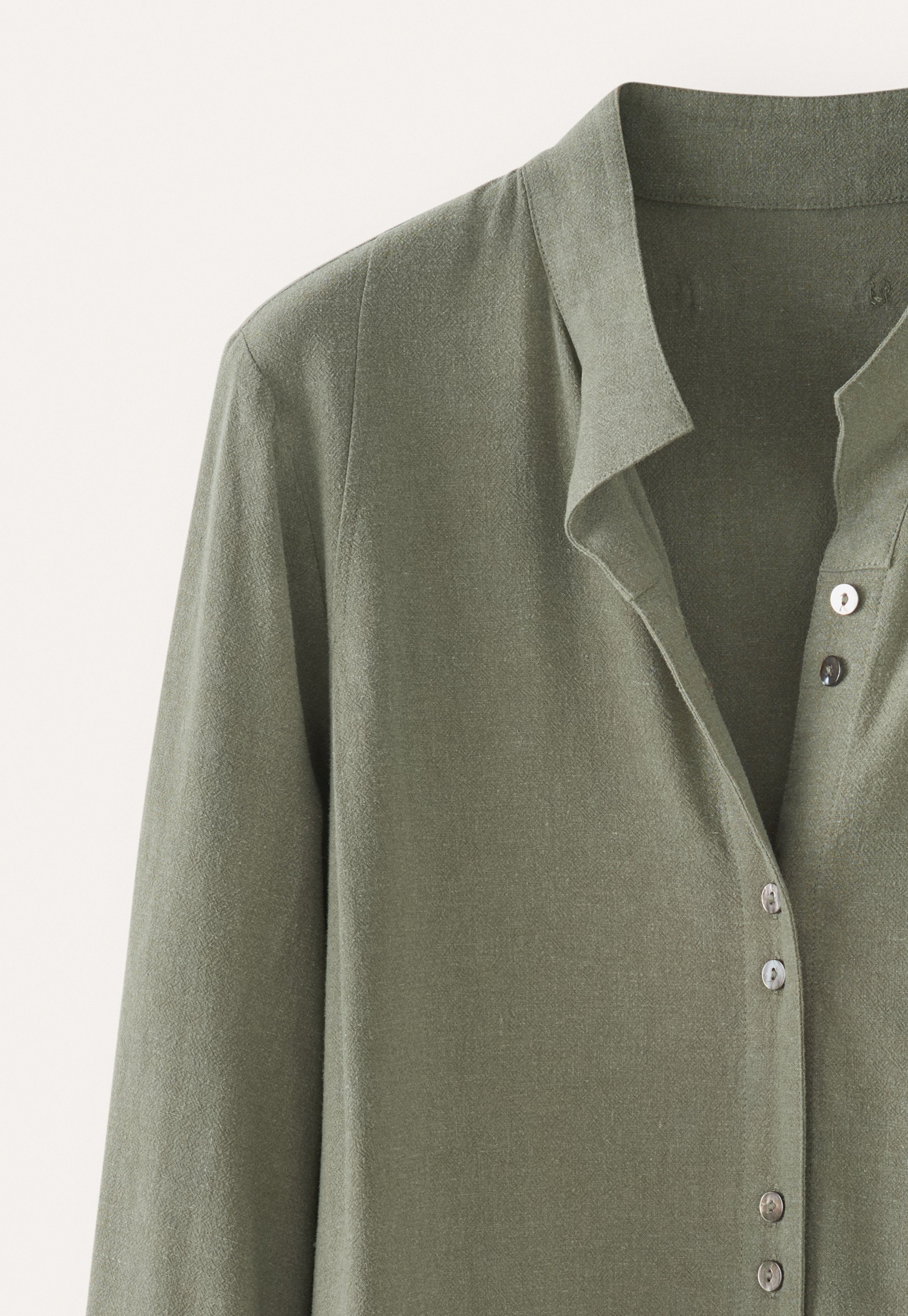 POETRY - Viscose funnel-neck blouse