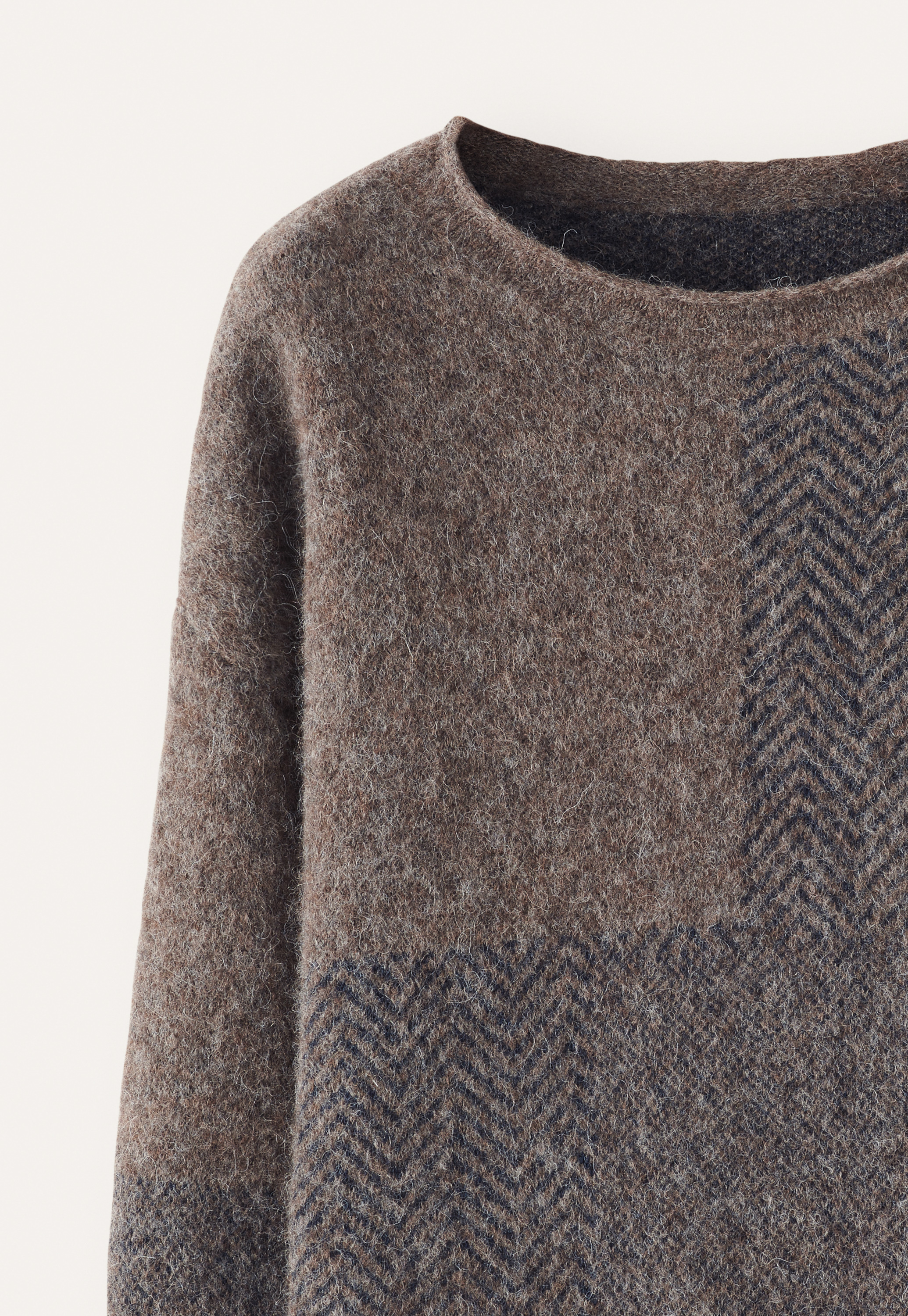 Poetry - Alpaca cotton jacquard sweater