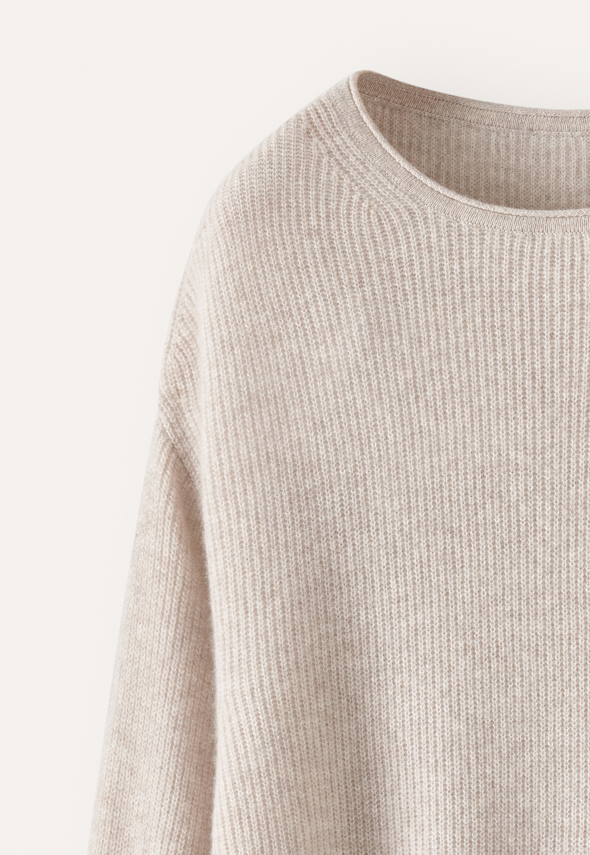 ecru cashmere sweater