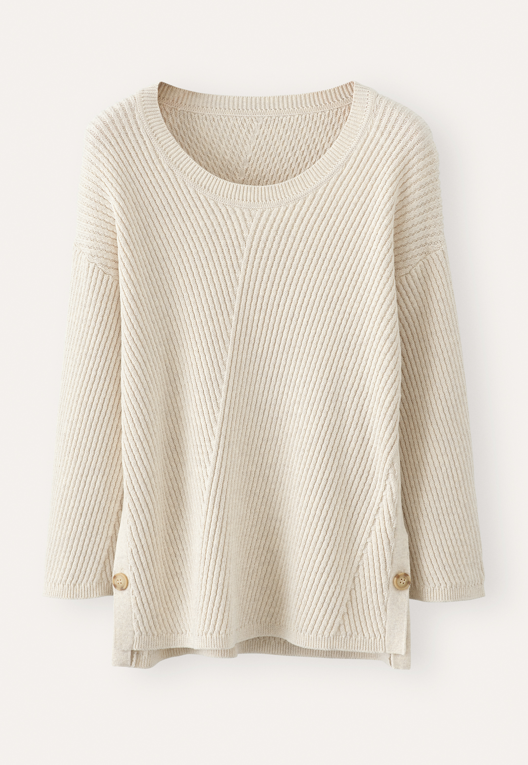 Poetry - Rib-stitch organic cotton sweater