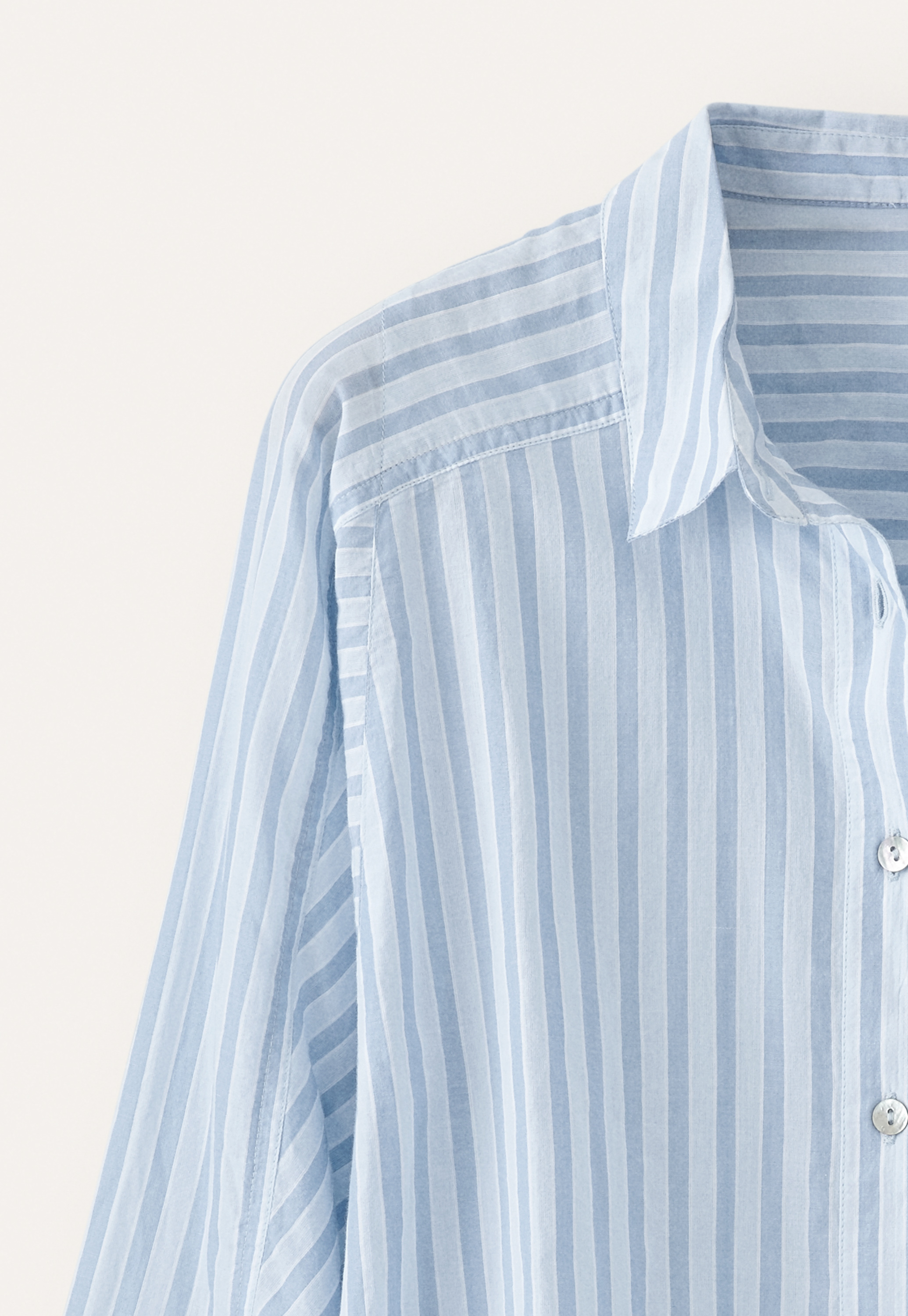 stripe cotton shirt