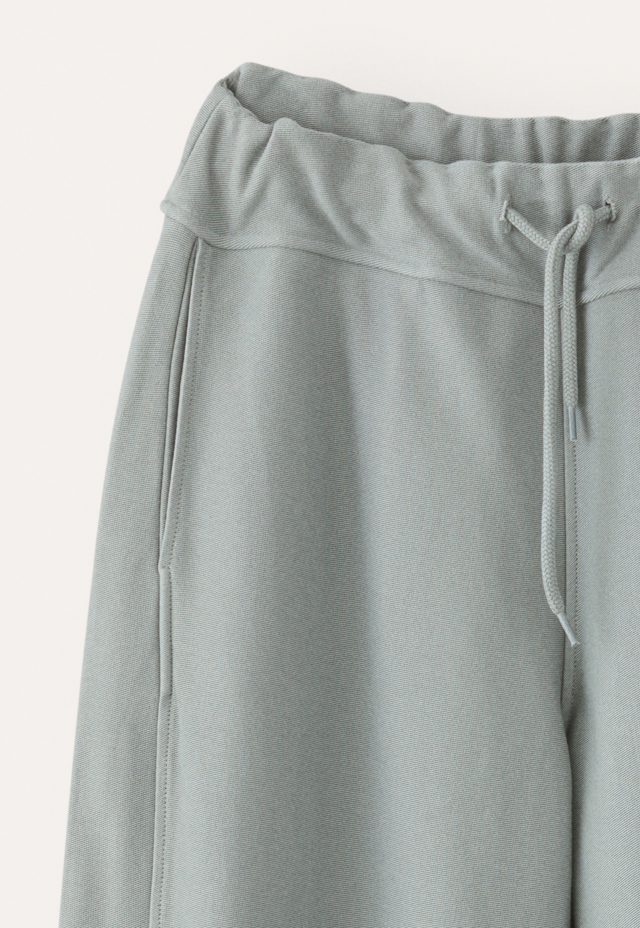 Wide cropped cotton jersey trousers