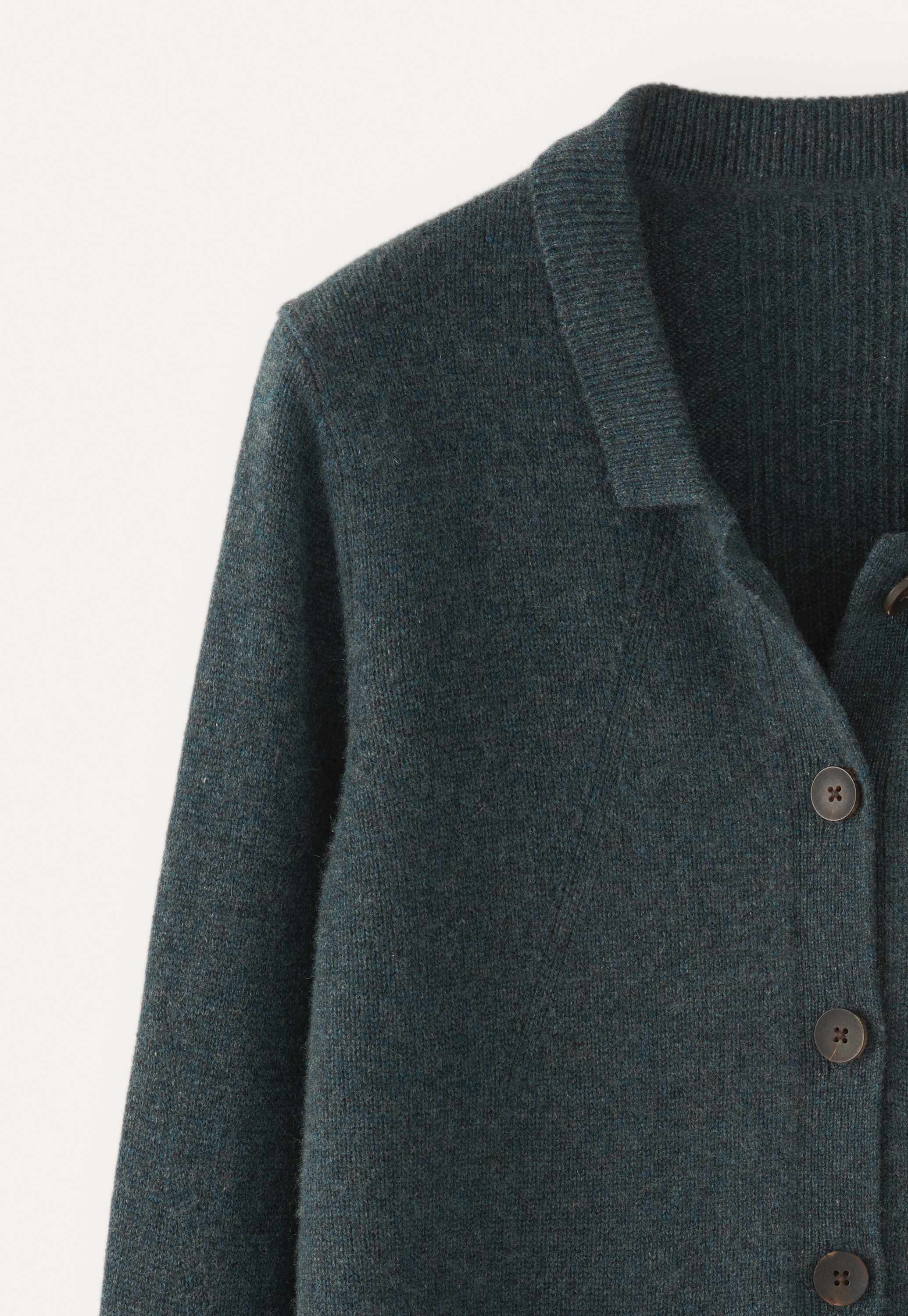 Poetry - Cashmere patch-pocket knit jacket