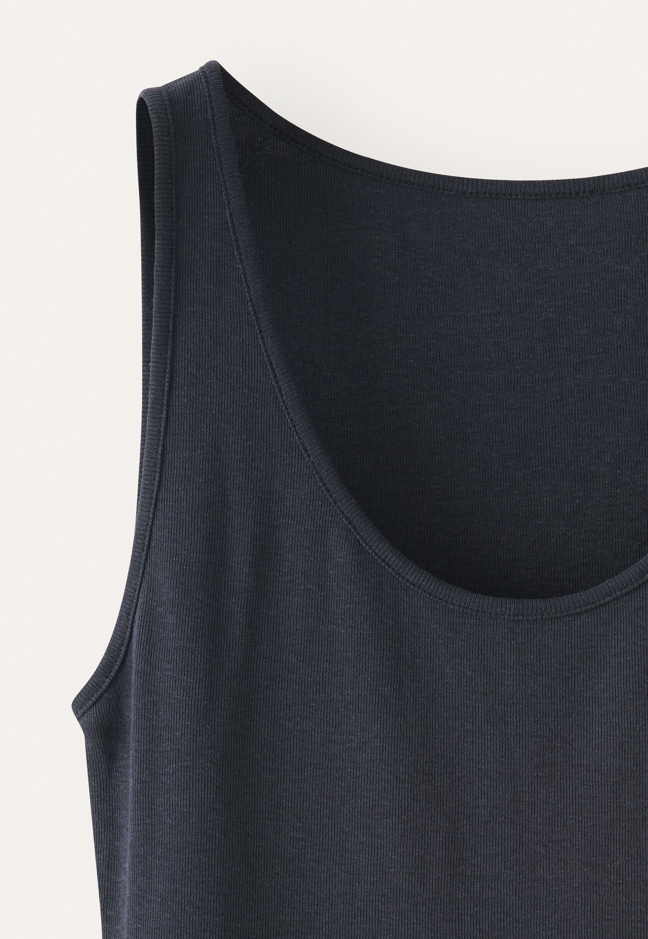 POETRY - Hemp & cotton jersey ribbed vest