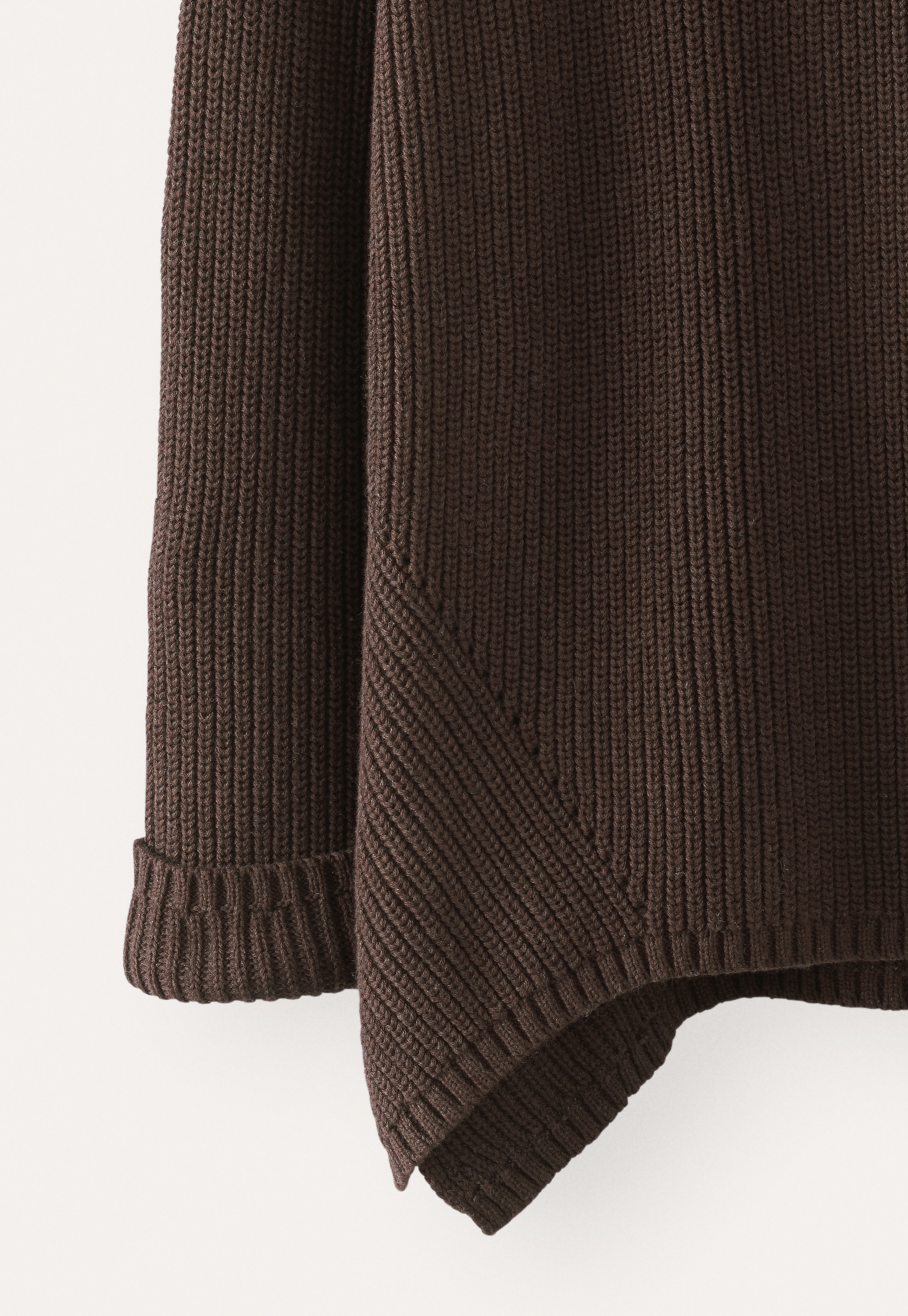 ribbed cotton sweater