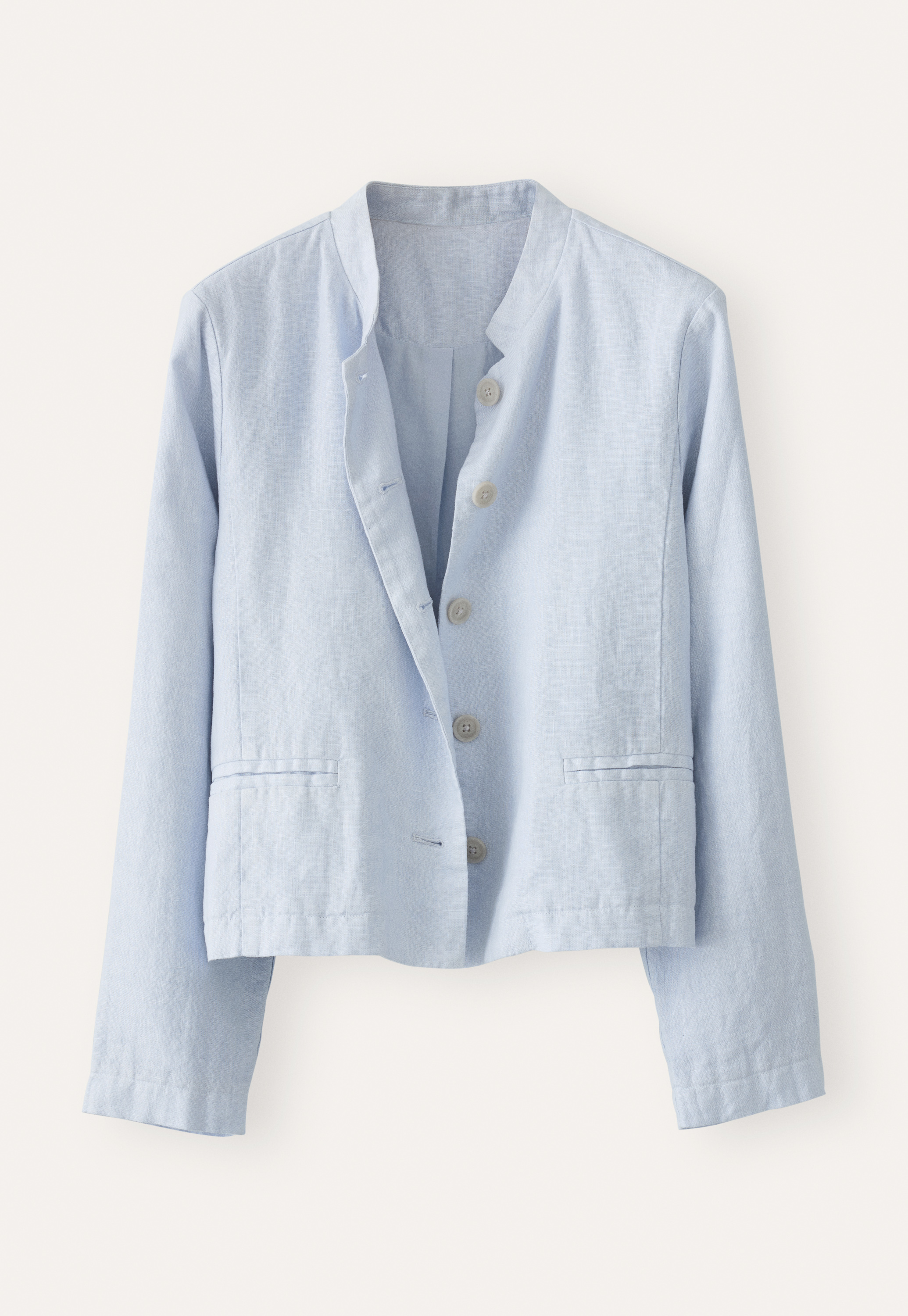 short linen jacket womens
