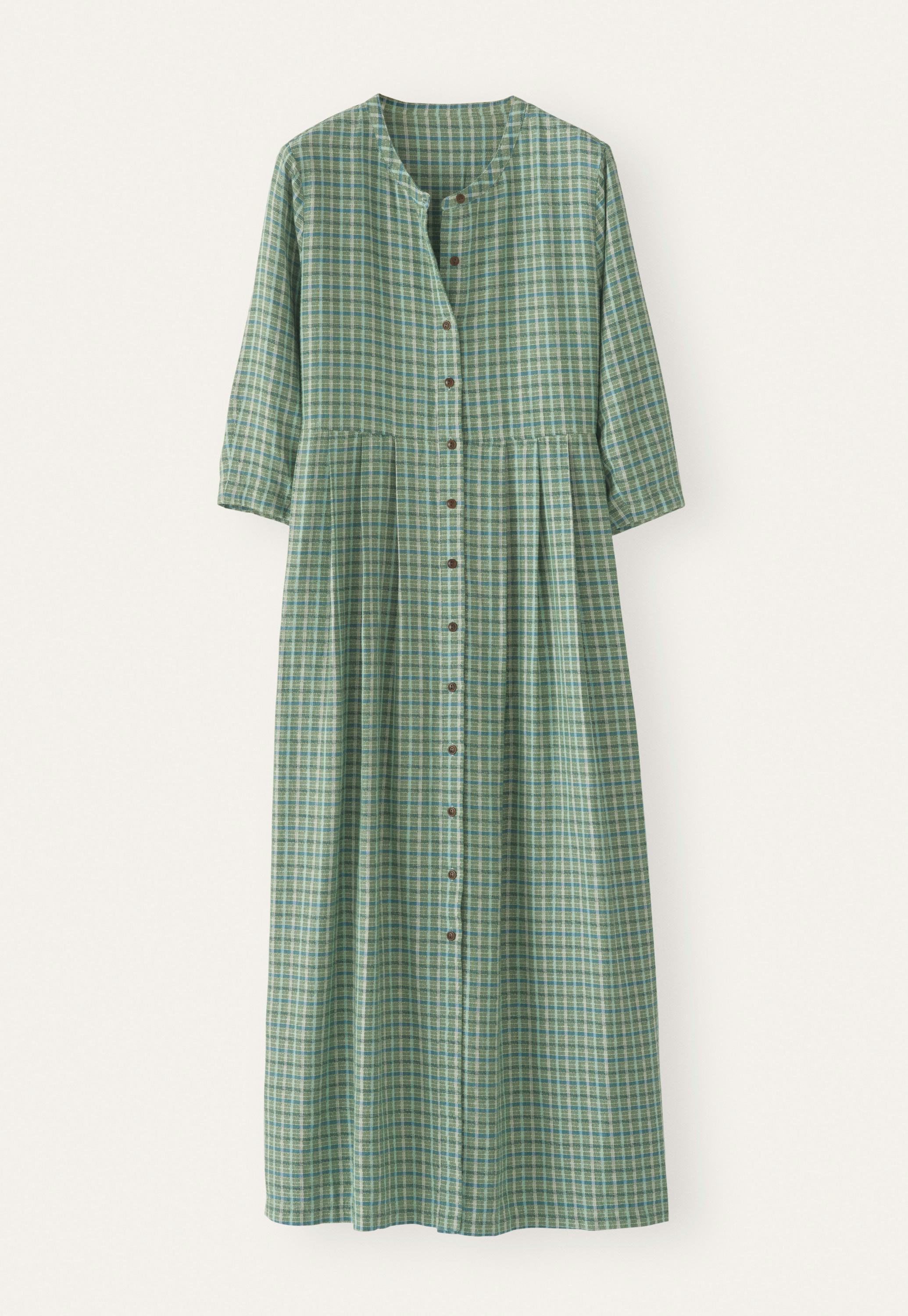 Washed Linen Cotton Check - Ocean/Navy Washed Linen Cotton Check - Ocean/Navy