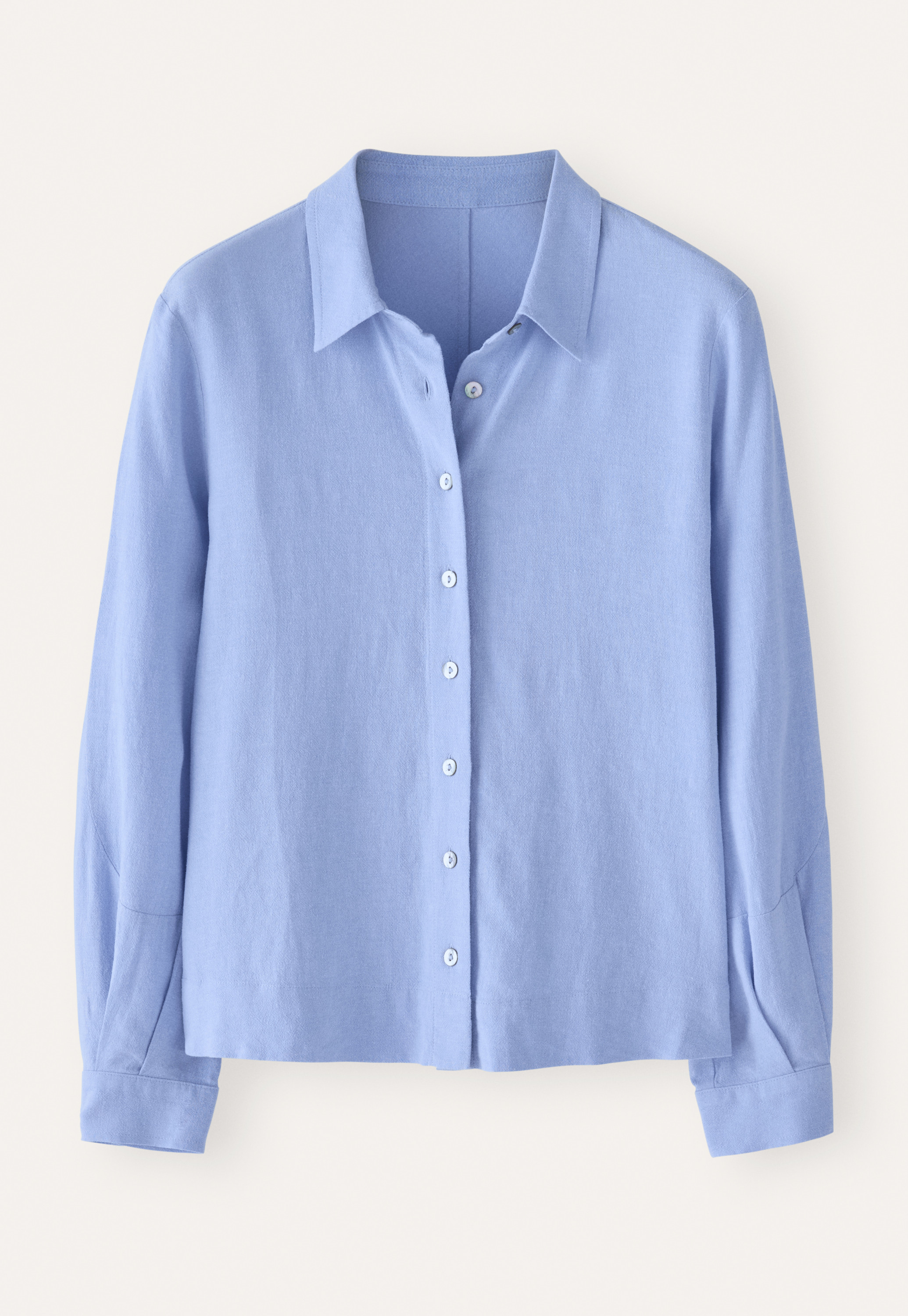 Blouse COS Bleue Avec Petit Col - Taille 36 - Manches Longues - Occasion Très Bon état
