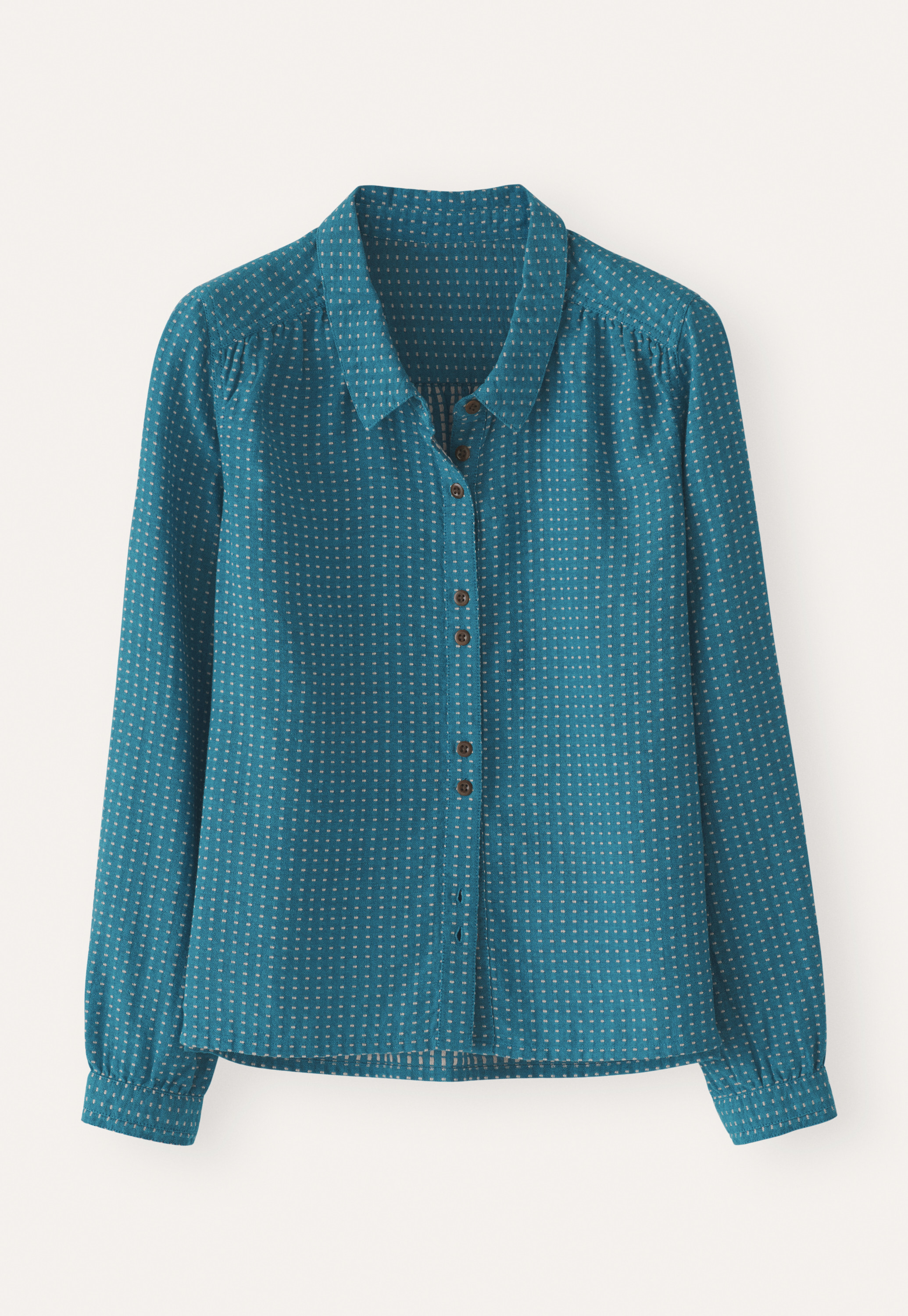 Poetry - Hemp & cotton dot-weave shirt Poetry - Hemp & cotton dot-weave shirt