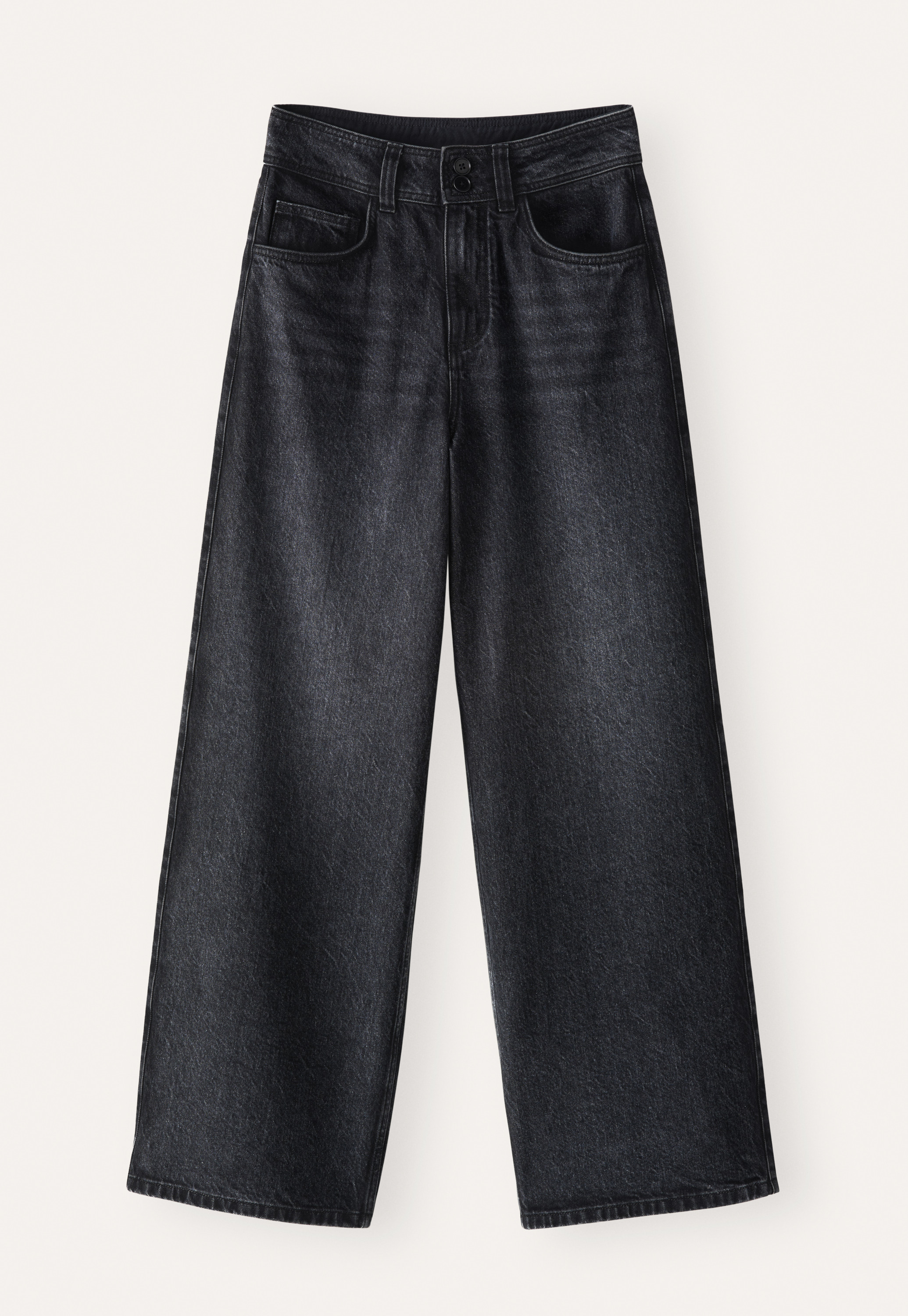 〈 NUTH 〉 Reverse Paneled Wide-Leg Denim Superwide-Leg Jeans: Softdrape Denim Edition | Madewell