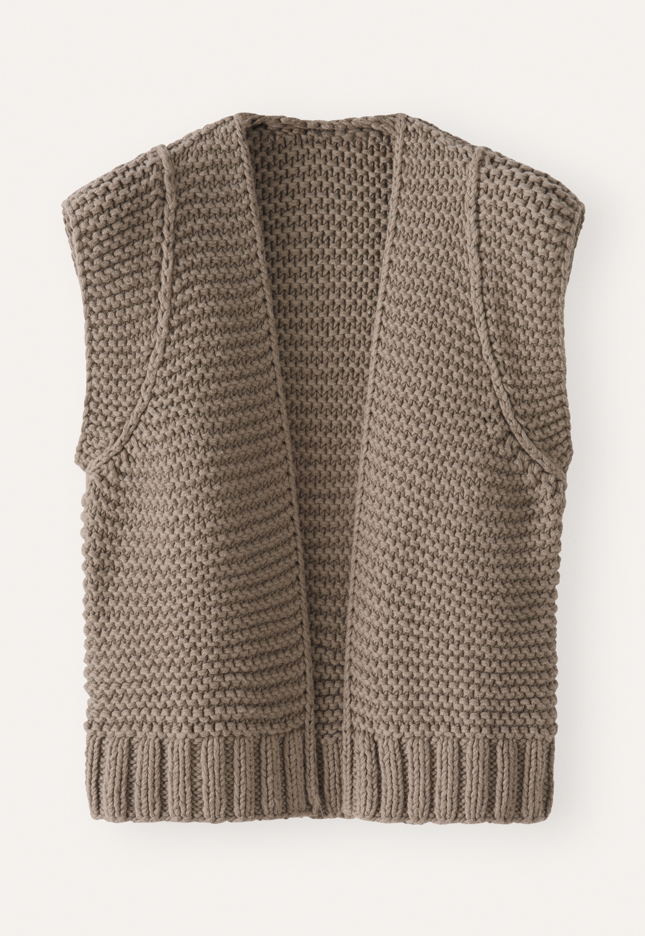 POETRY - Peruvian cotton hand-knitted waistcoat