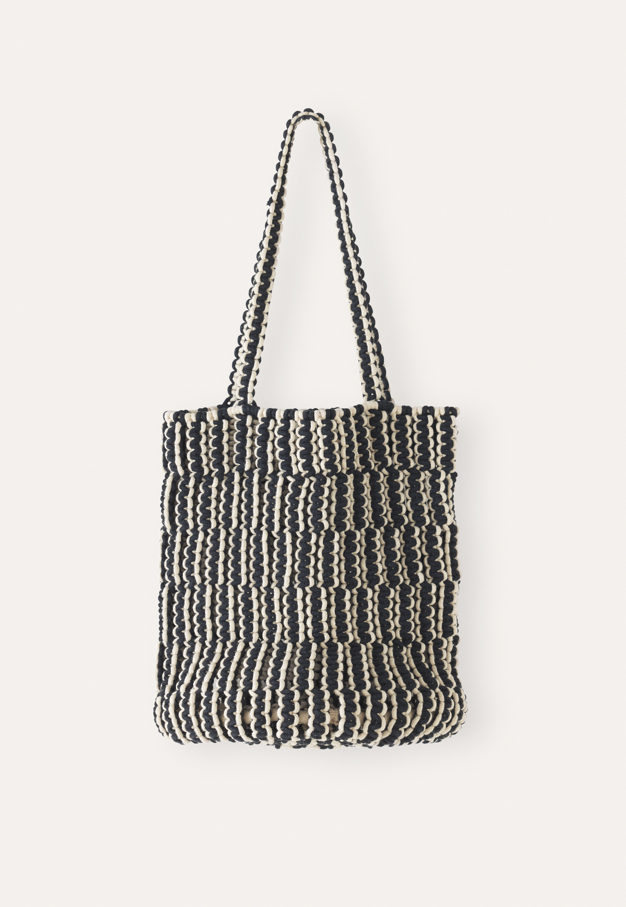 Poetry - Knitted cotton bag