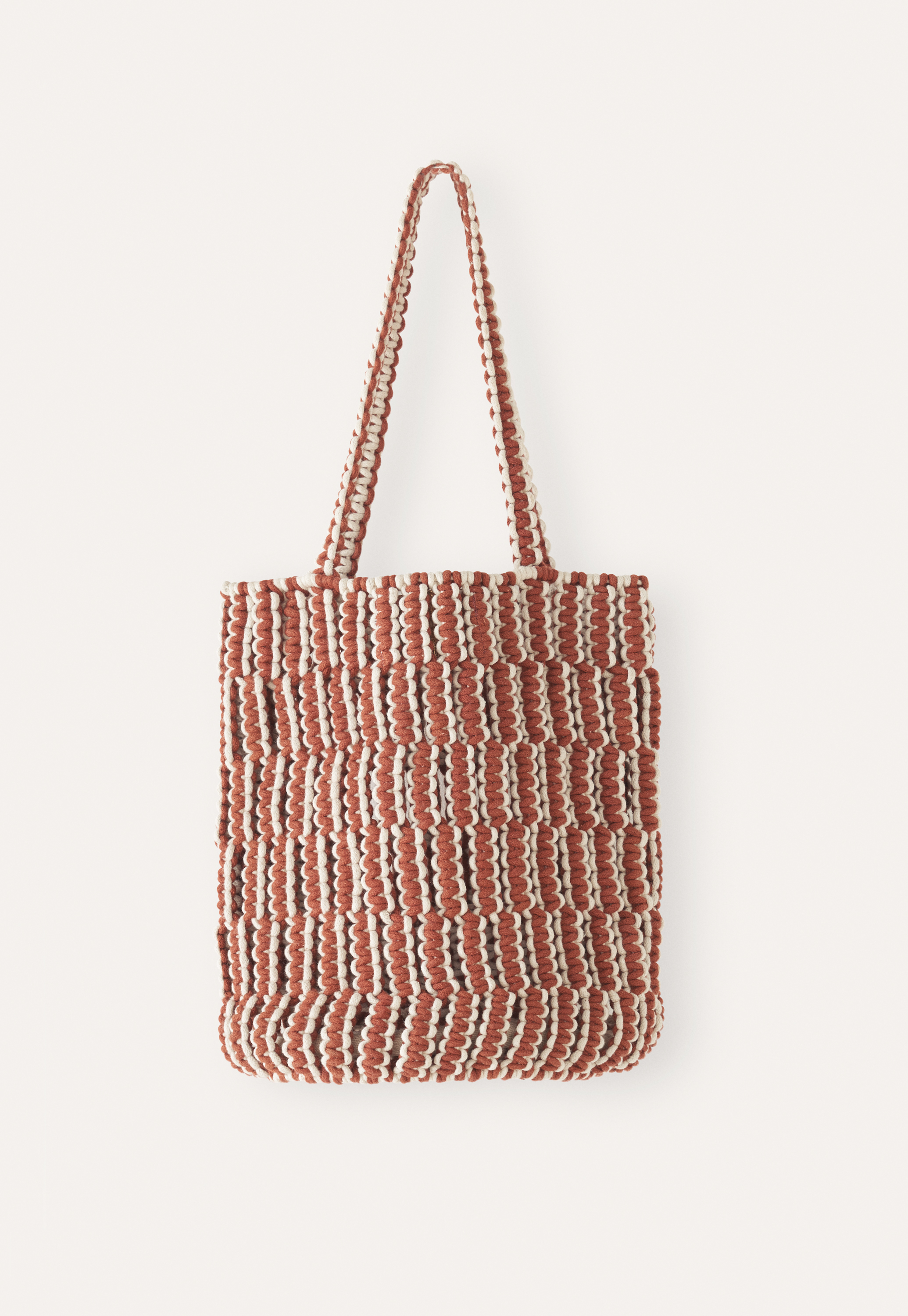 Poetry - Knitted cotton bag
