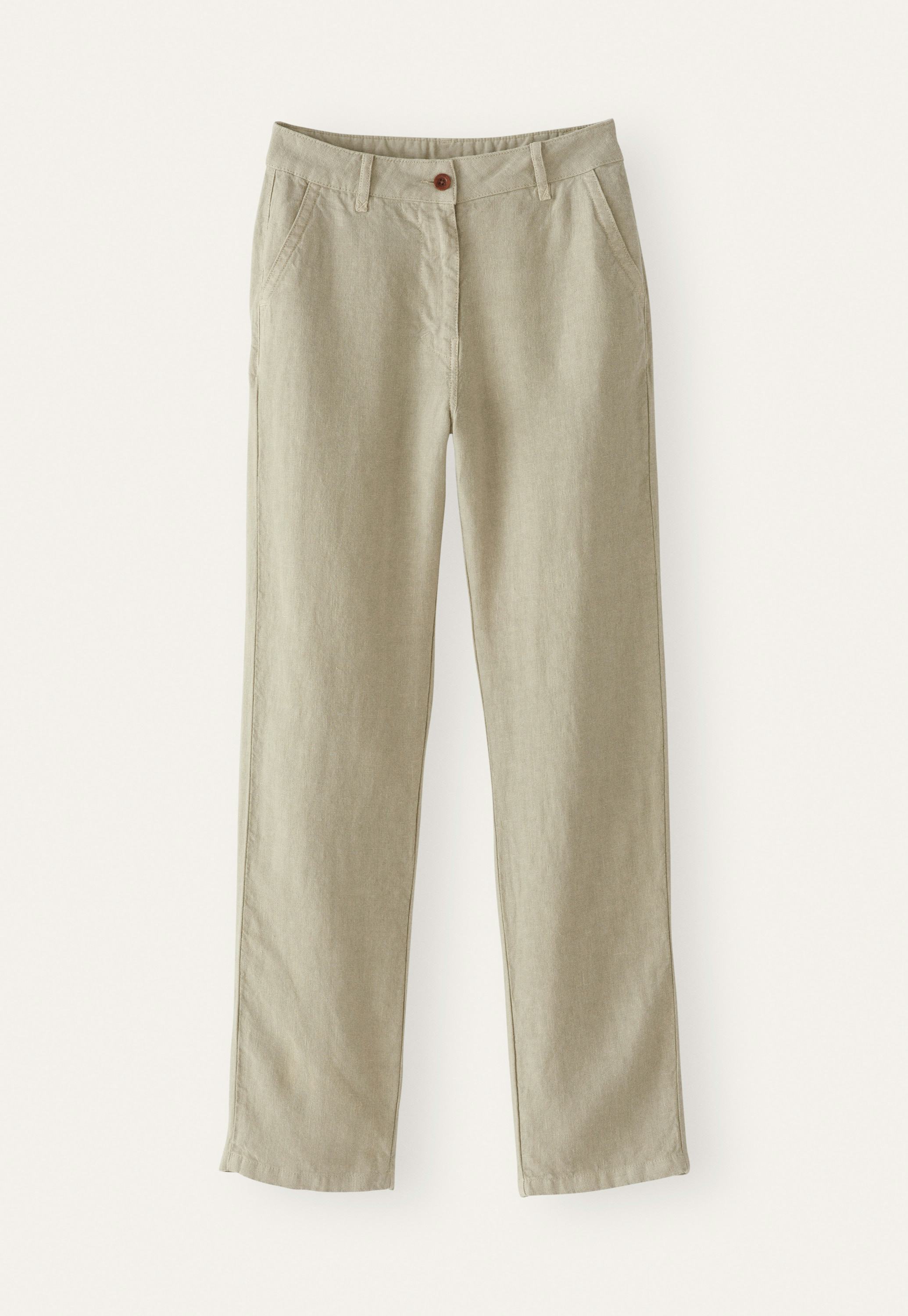 Poetry Slim-leg linen jeans