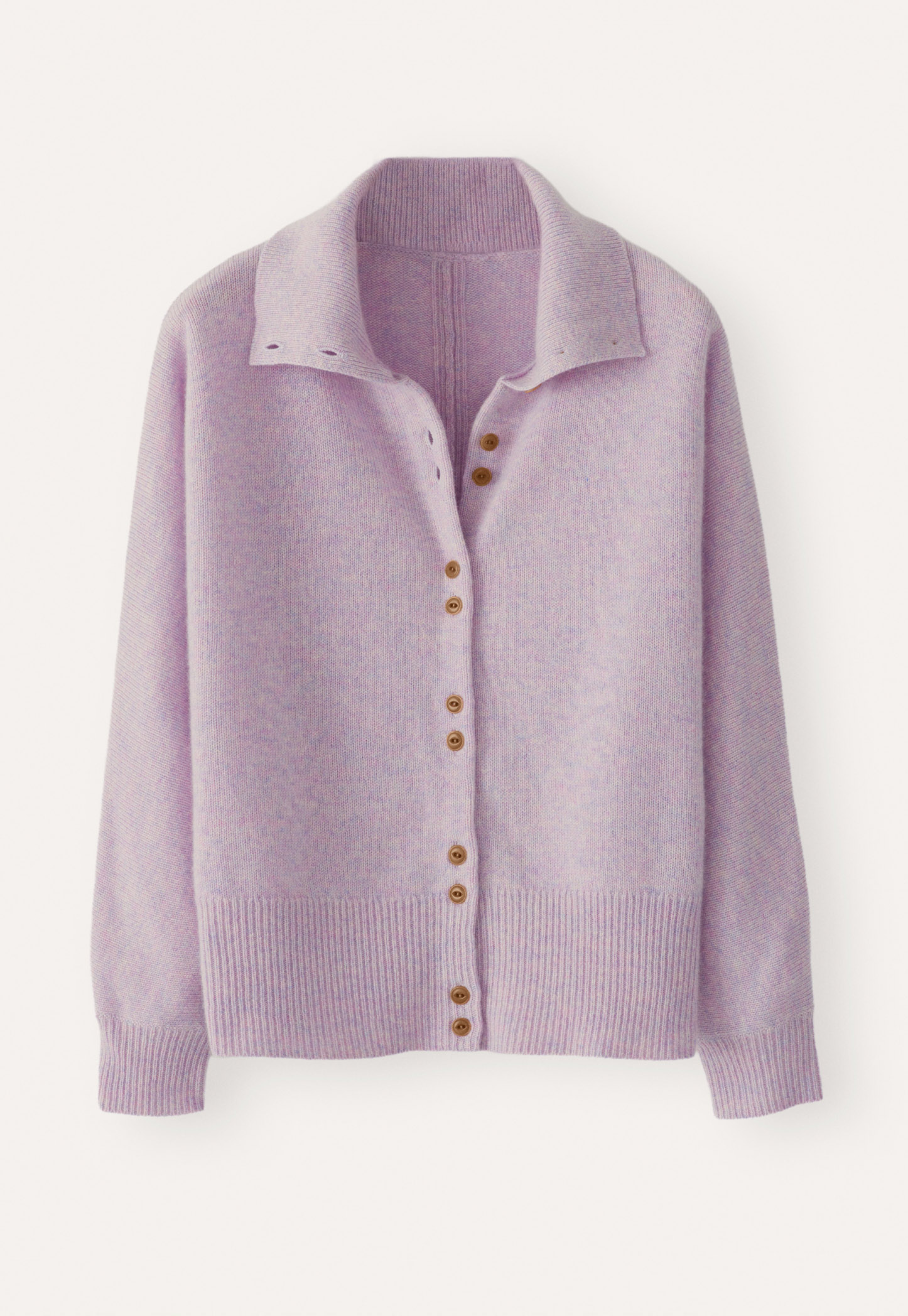 POETRY - Cashmere funnel-neck cardigan