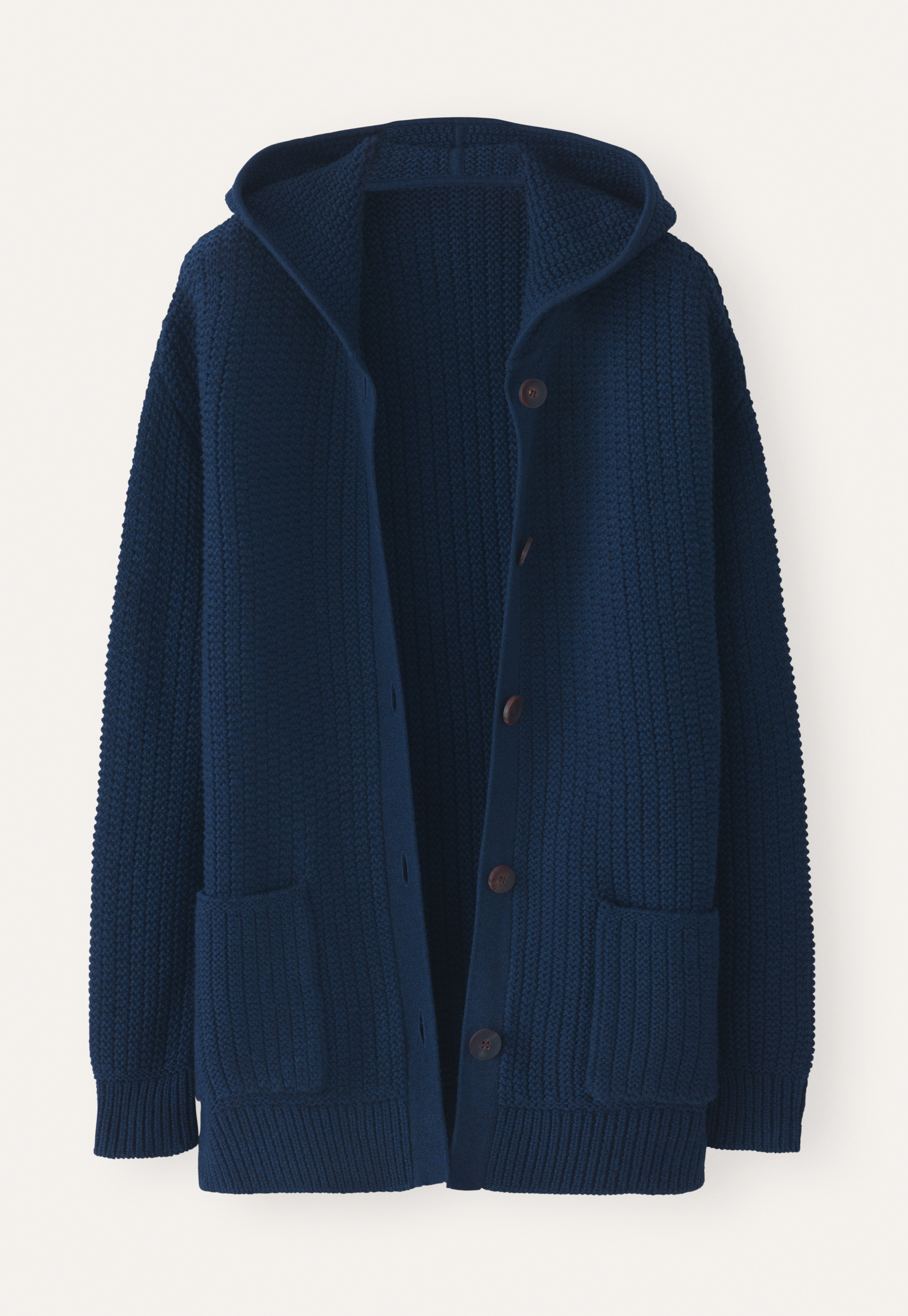 Cardigan coat with hood deals