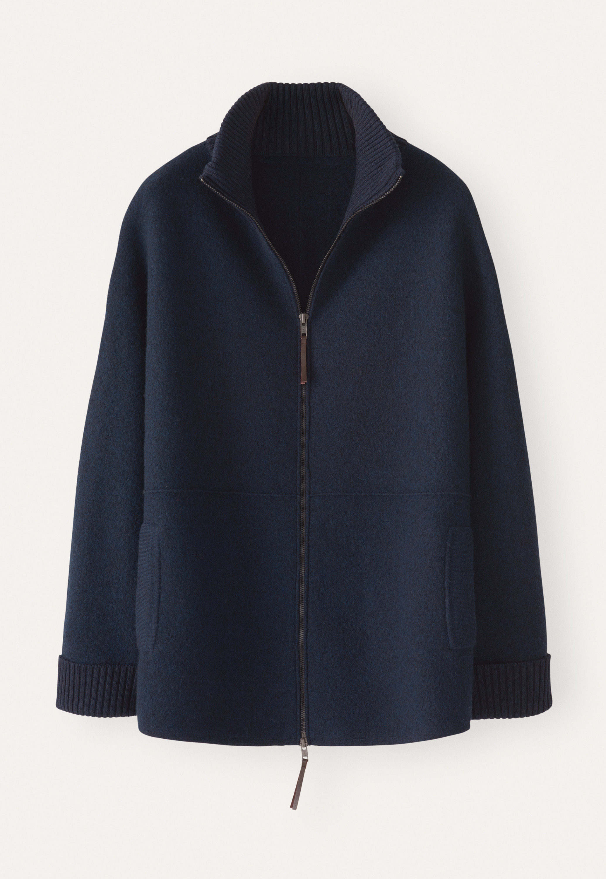 Poetry - Boiled wool zip-front knitted jacket