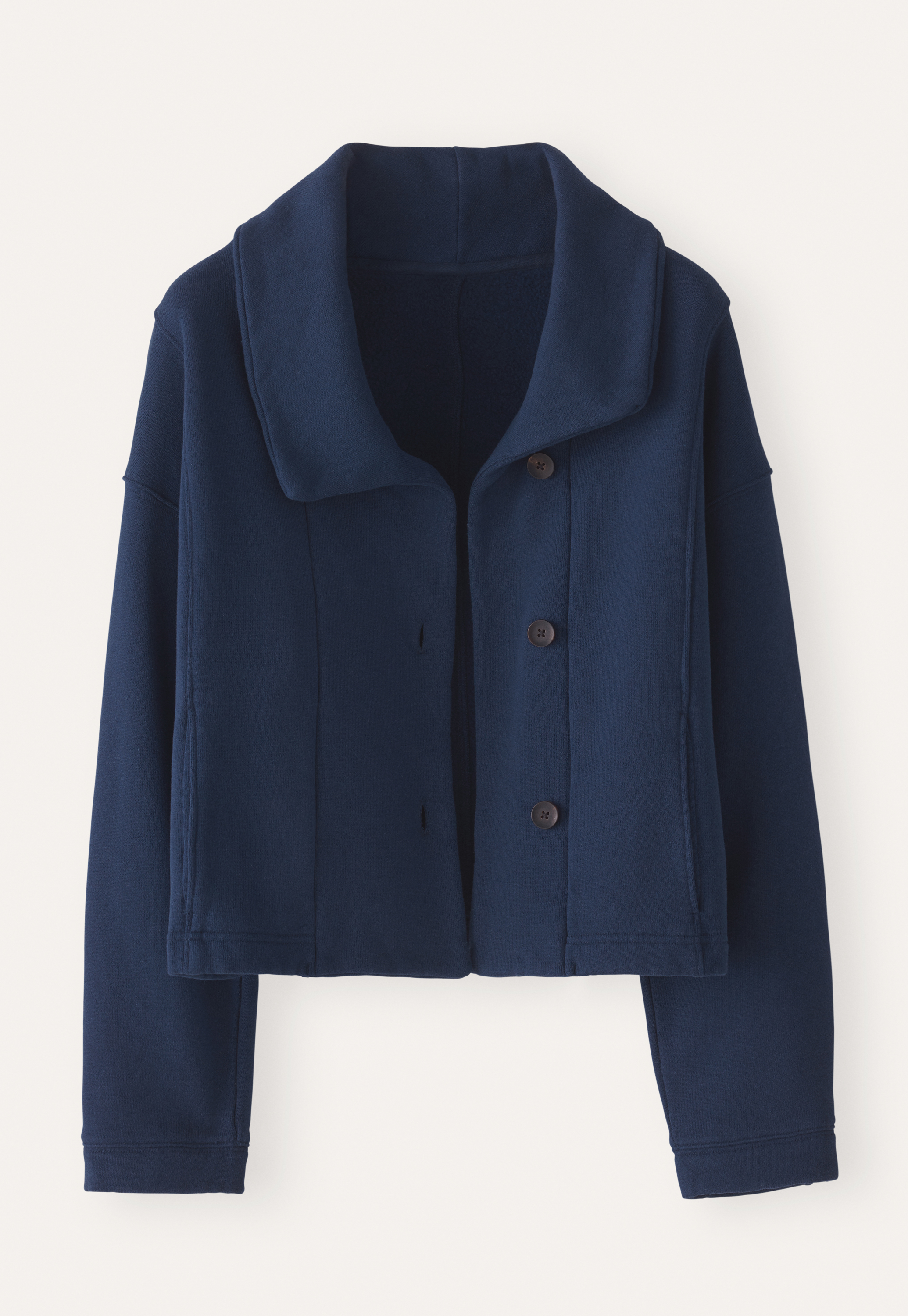 Cotton jersey jacket shop