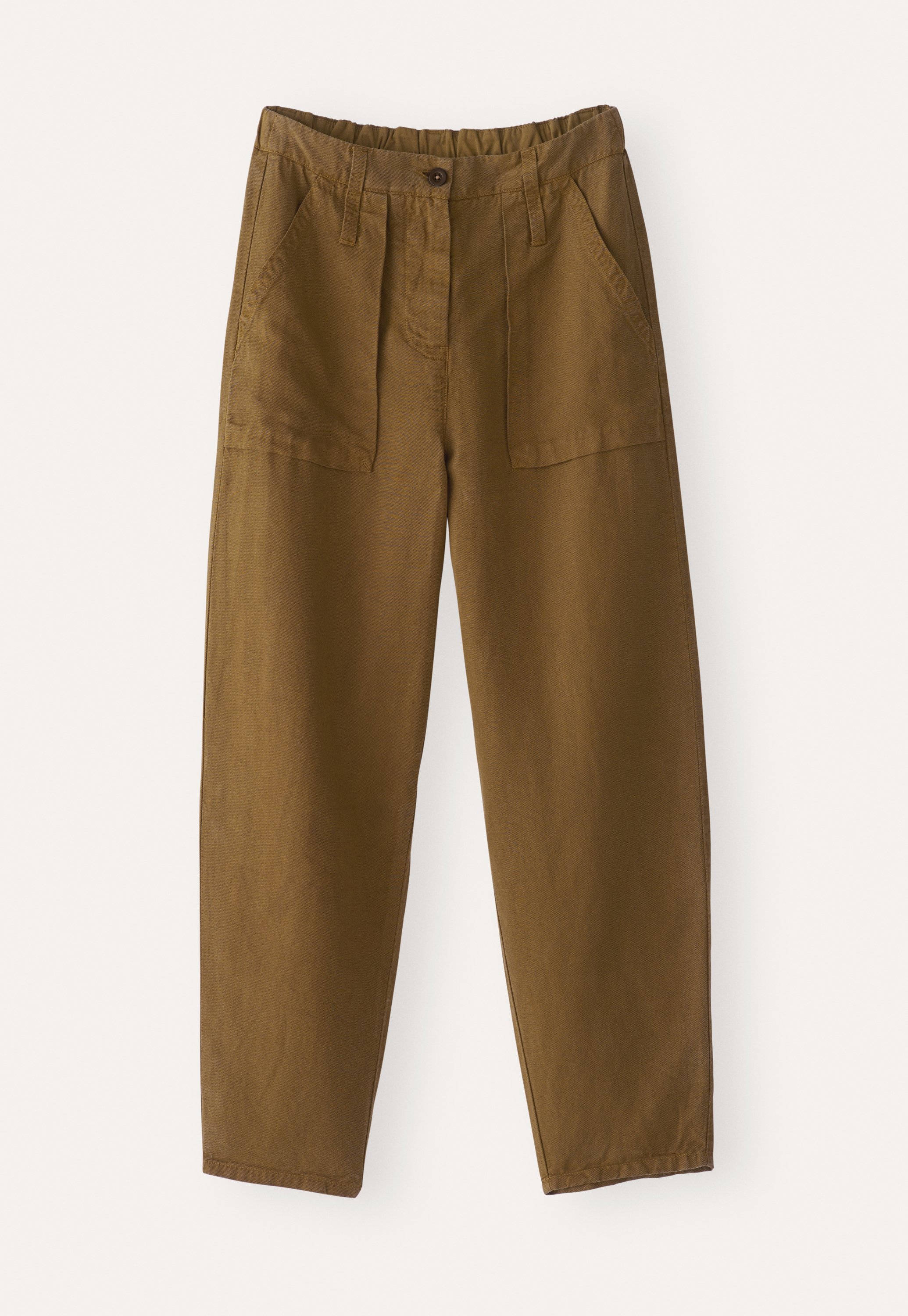 Poetry - Lyocell & linen tapered leg trousers Poetry - Lyocell & linen tapered leg trousers