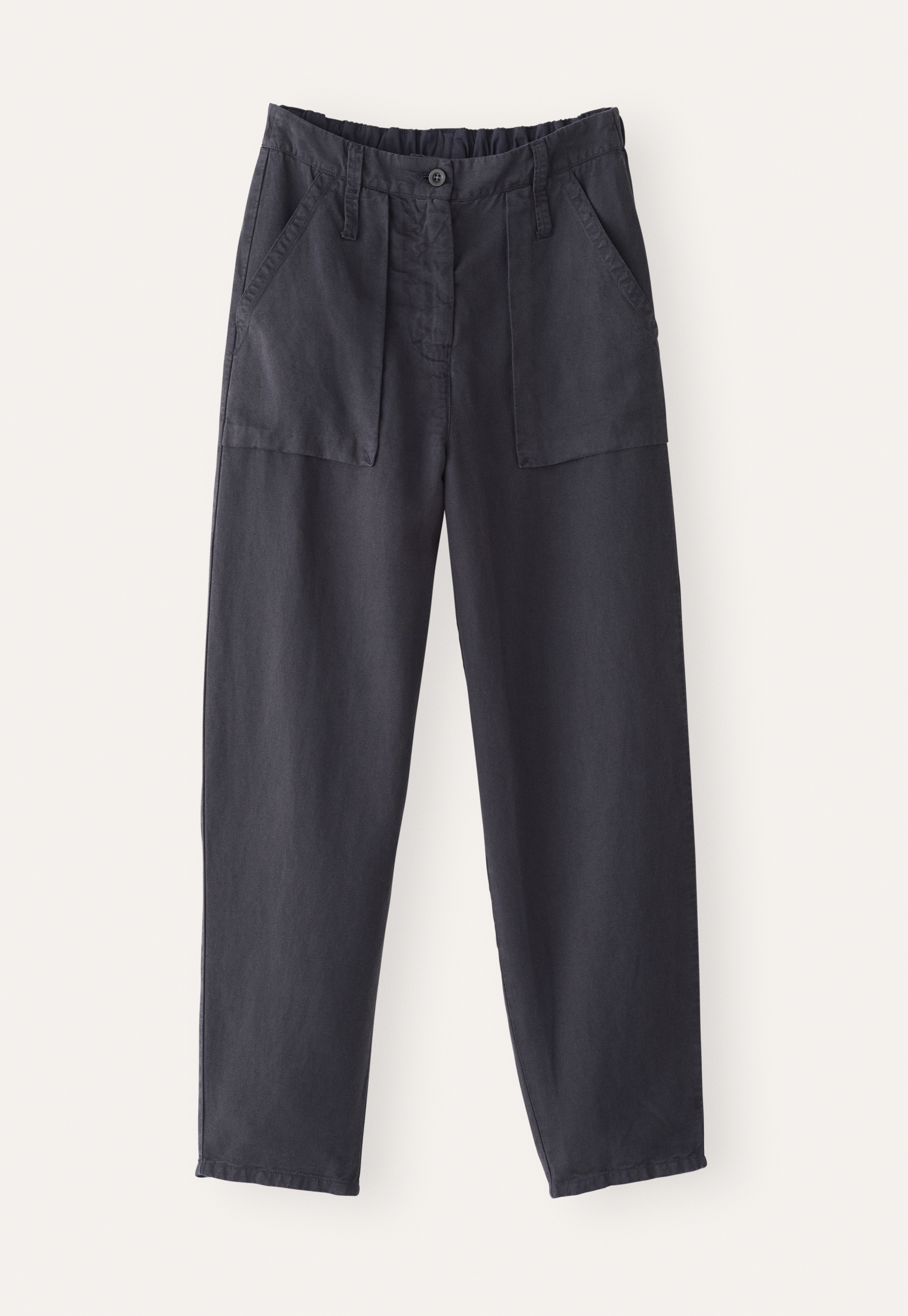 Navy blue trousers / deals Tapered style pants / Sustainable trousers in Tencel fabric