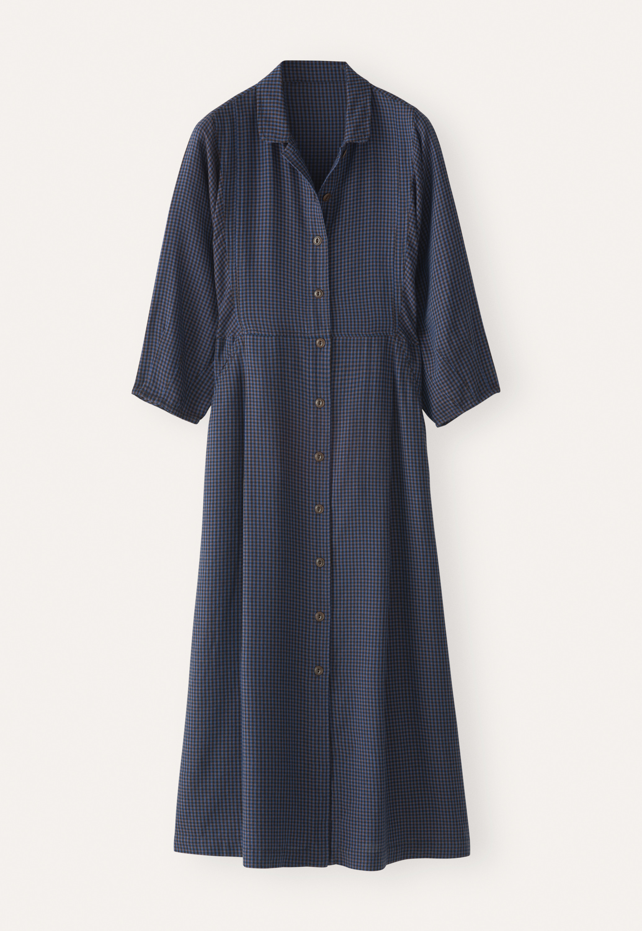 sheller flocky check long shirt dress 美品 Sexyshine Women's Retro Plaid Button Down Long Sleeve Maxi Shirt