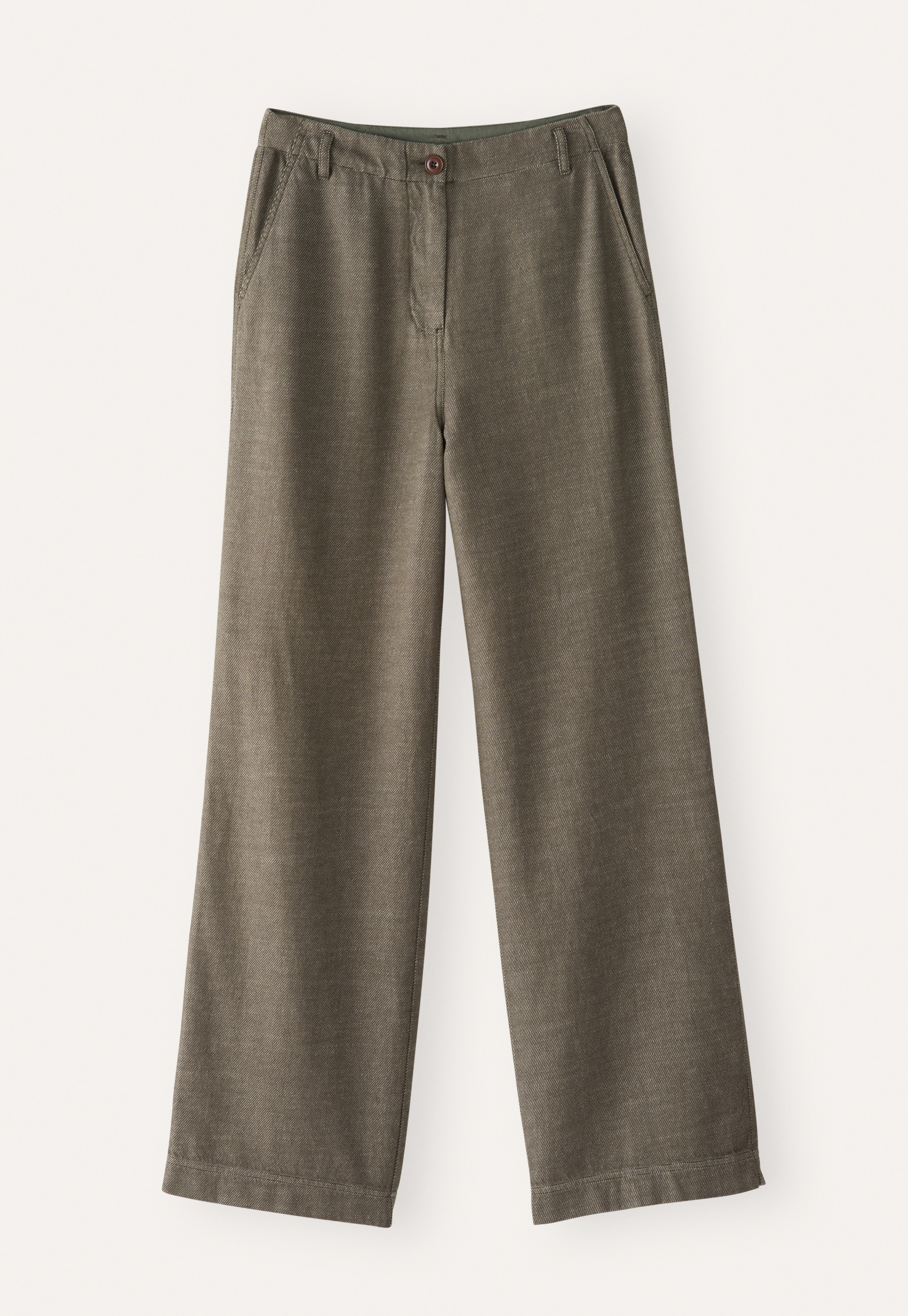 Poetry - Hemp cotton & yak straight-leg trousers