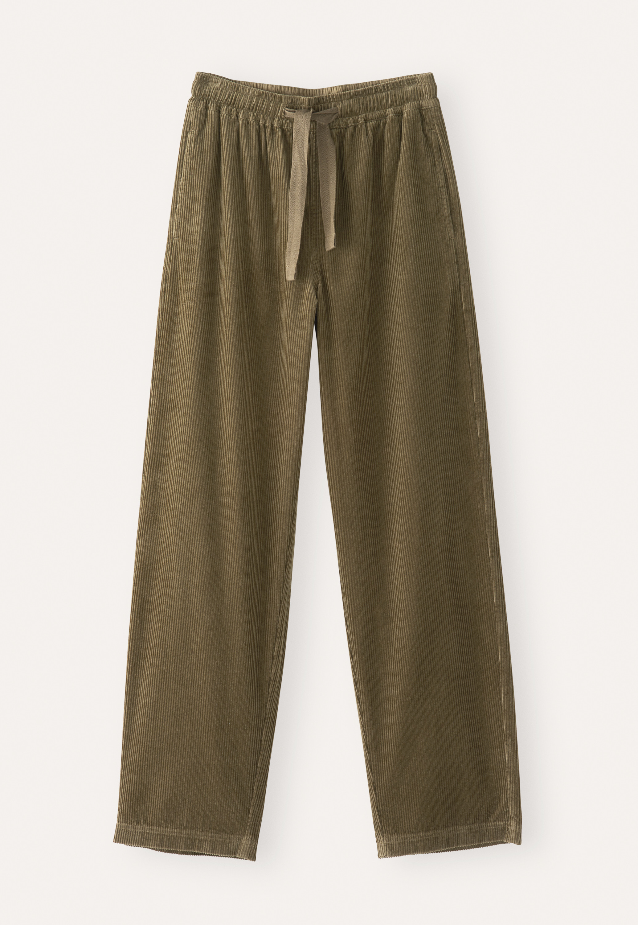 Poetry Cotton-cord elasticated trousers