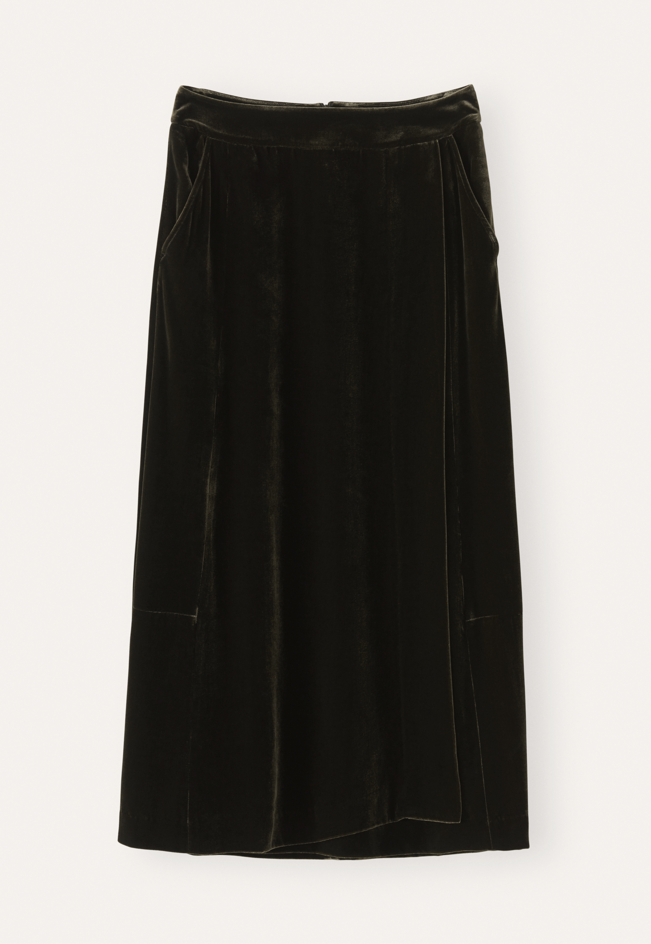 Silk velvet skirt uk sales